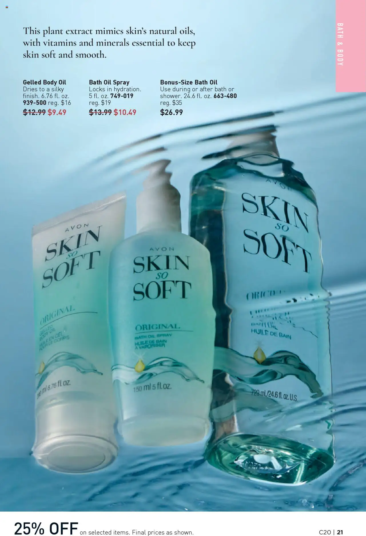 Avon Brochure - valid from 24.09.2025 | Page: 21 | Products: Bath, Oil