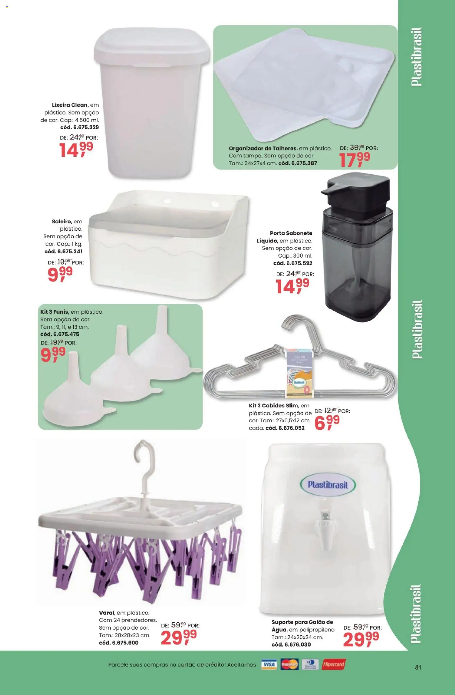 Quatro Estações Folheto - válido de 03.03.2026 | Página: 81 | Produtos: Organizador, Porta, Lixeira, Sabonete