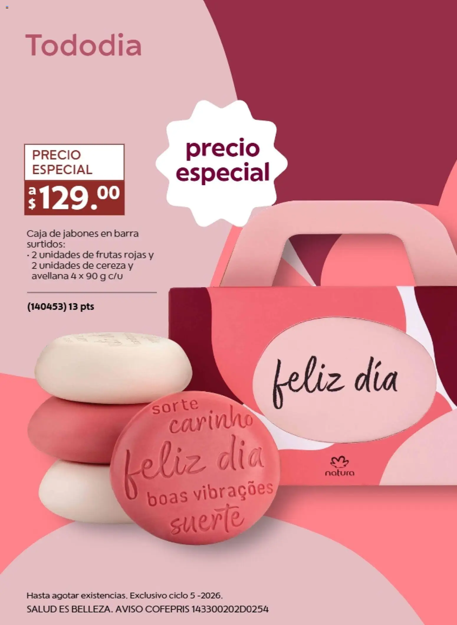 Nuevas ofertas de Natura válidas en toda la República Mexicana desde el 13.03.2026. ¡Encuentra las mejores ofertas en Natura promociones 5 2026! | Página: 7 | Productos: Barra, Caja