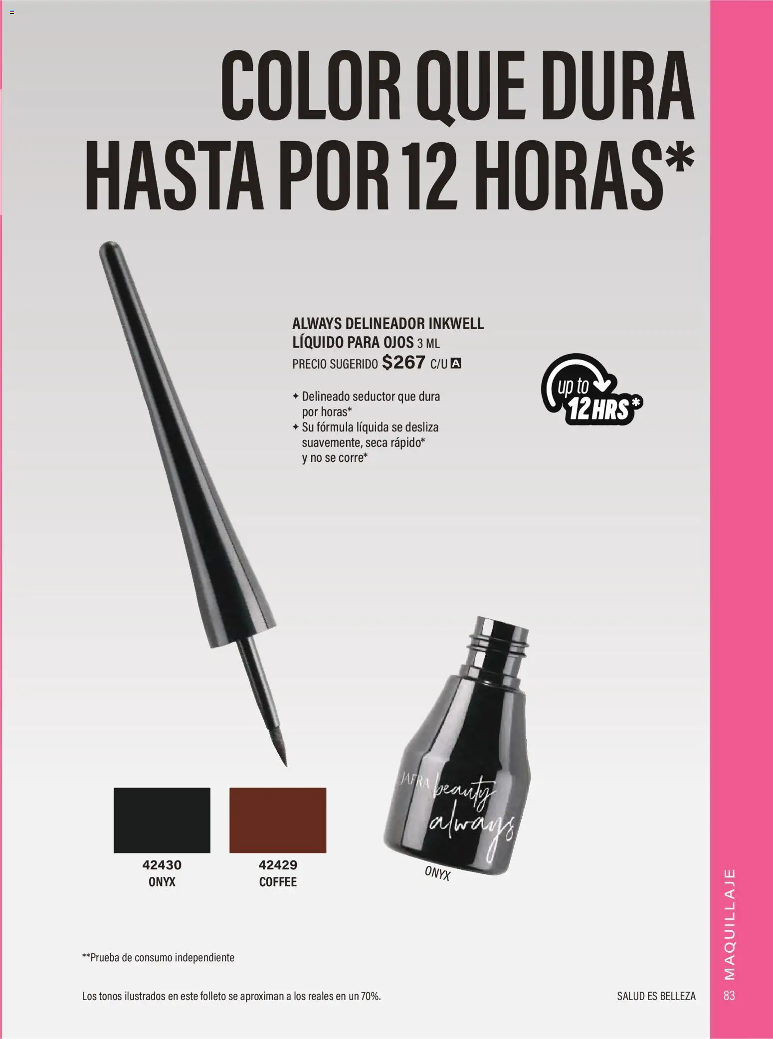 Nuevas ofertas de JAFRA válidas en toda la República Mexicana desde el 01.02.2026. ¡Encuentra las mejores ofertas en JAFRA catálogo Organizador de Ventas! | Página: 81 | Productos: Maquillaje, Delineador, Jarra