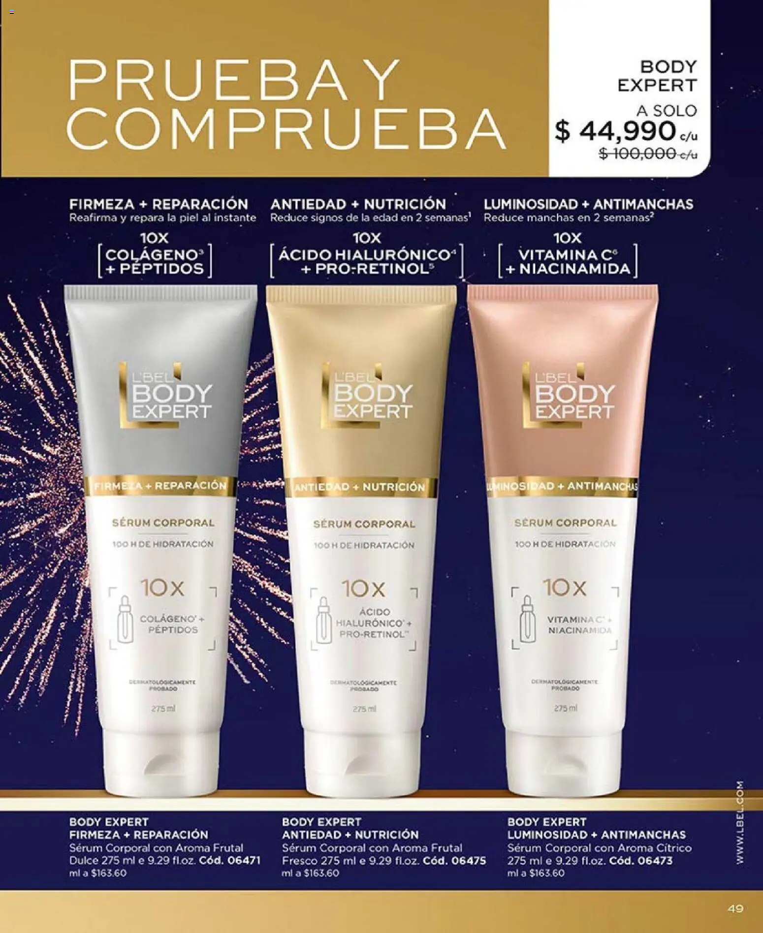 L'Bel revista - valida desde el 01.01.2026 | Página: 49 | Productos: Body, Serum