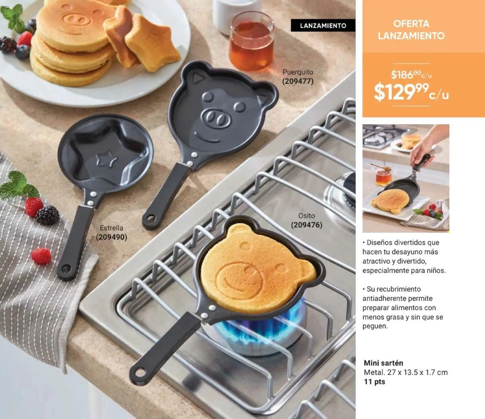 Nuevas ofertas de AVON válidas en toda la República Mexicana desde el 28.11.2025. ¡Encuentra las mejores ofertas en AVON Casa & Estilo 18 2025! | Página: 67 | Productos: Pan, Sartén