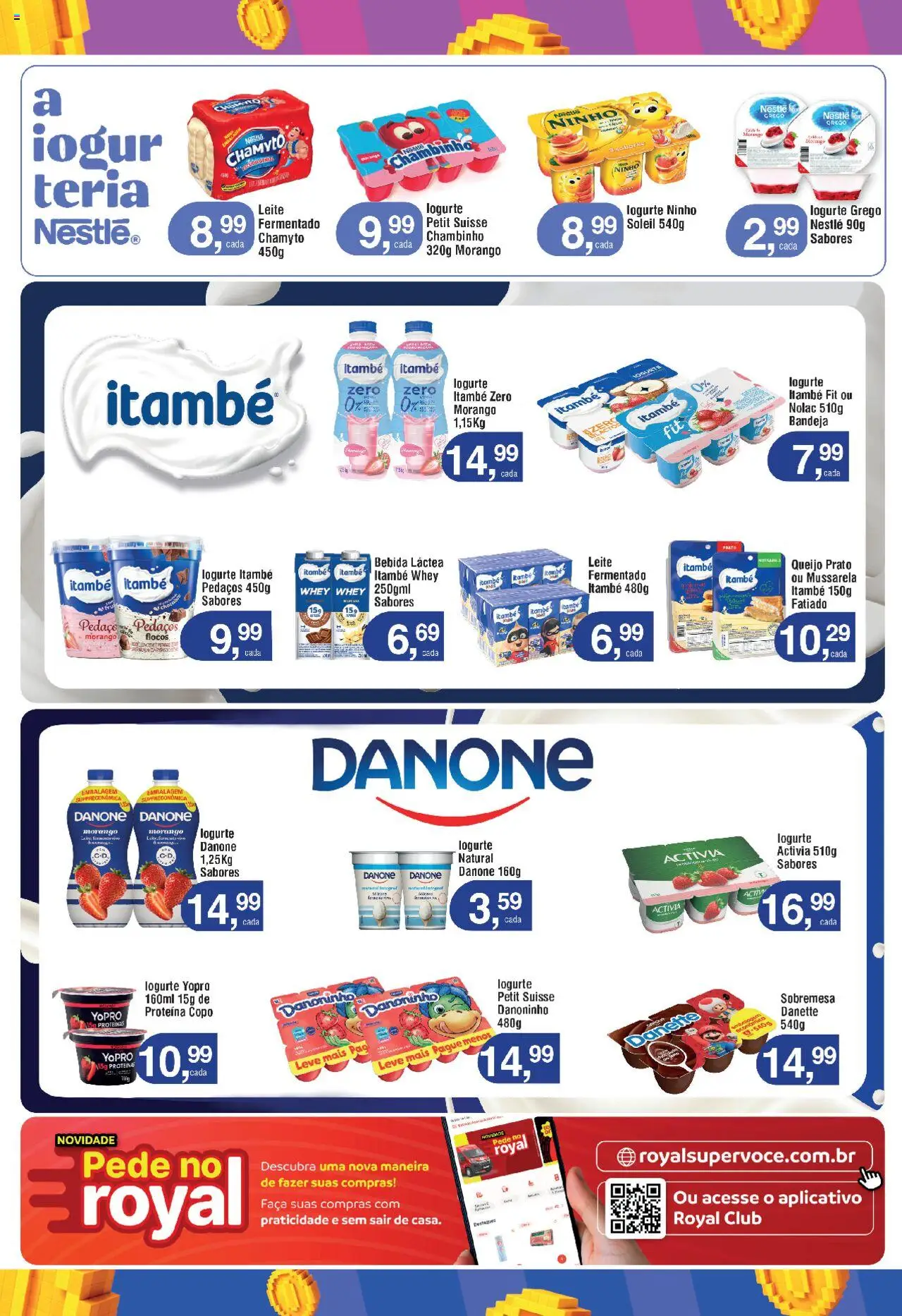 Royal Supermercados Folheto - válido de 15.09.2025 | Página: 5 | Produtos: Faca, Bebida, Bandeja, Mussarela