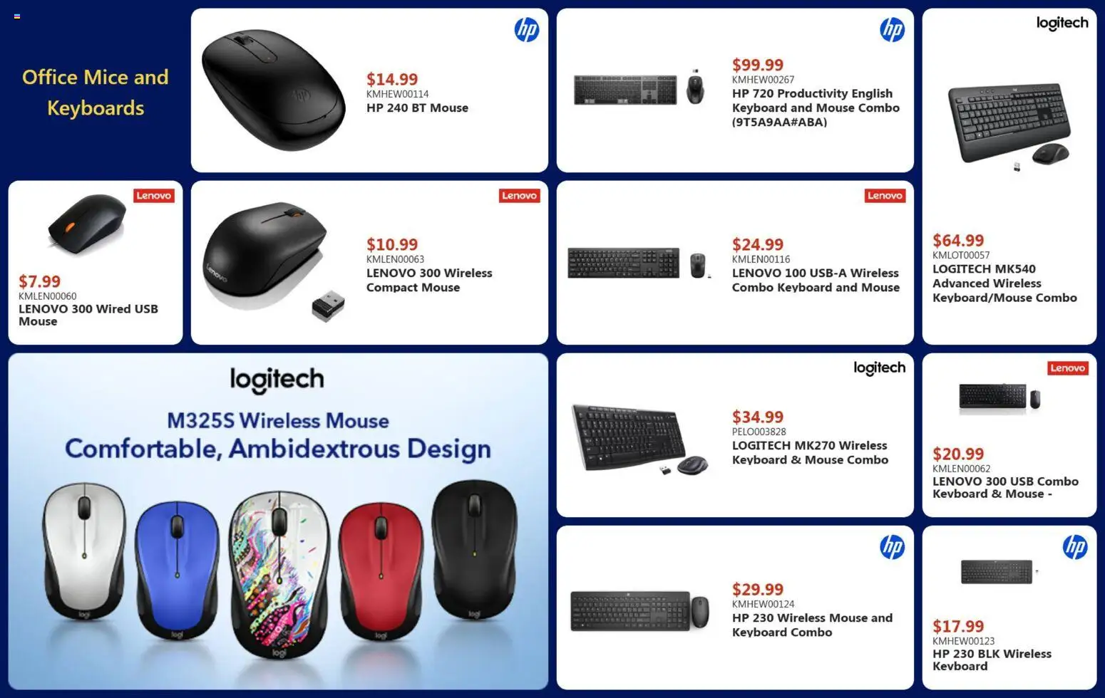 Canada Computers flyer valid from 20.03.2026 | Page: 9 | Products: Mouse, Keyboard