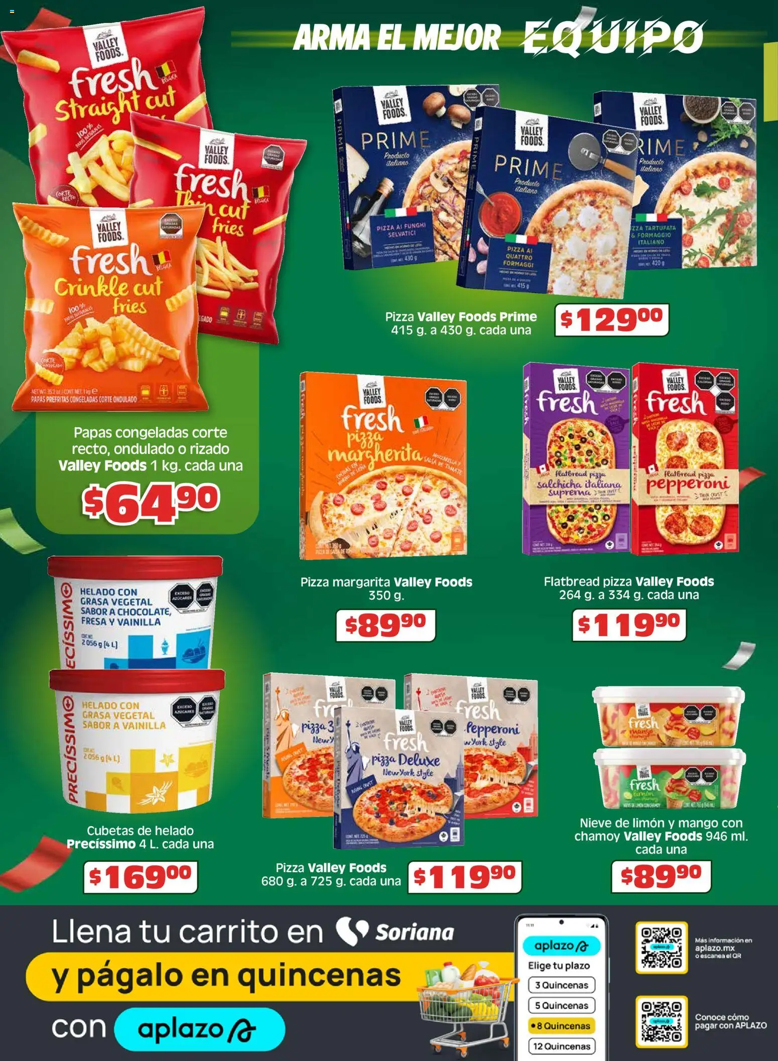 Nuevas ofertas de Soriana válidas en toda la República Mexicana desde el 15.04.2026. ¡Encuentra las mejores ofertas en Soriana En México apoyamos con todo Híper! | Página: 18 | Productos: Fresa, Salchicha, Mango, Helado