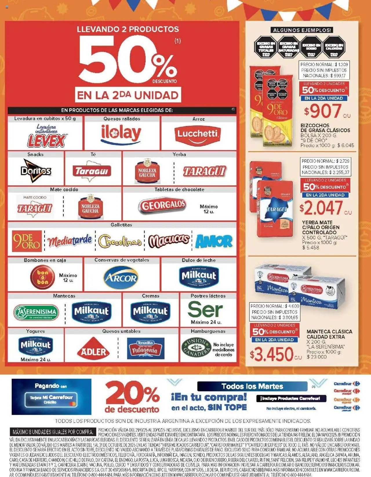 Carrefour Market catálogo - Chubut │ válido desde el 21.10.2025 | Página: 9 | Productos: Cuchillo, Cerdo, Mate cocido, Bizcochos