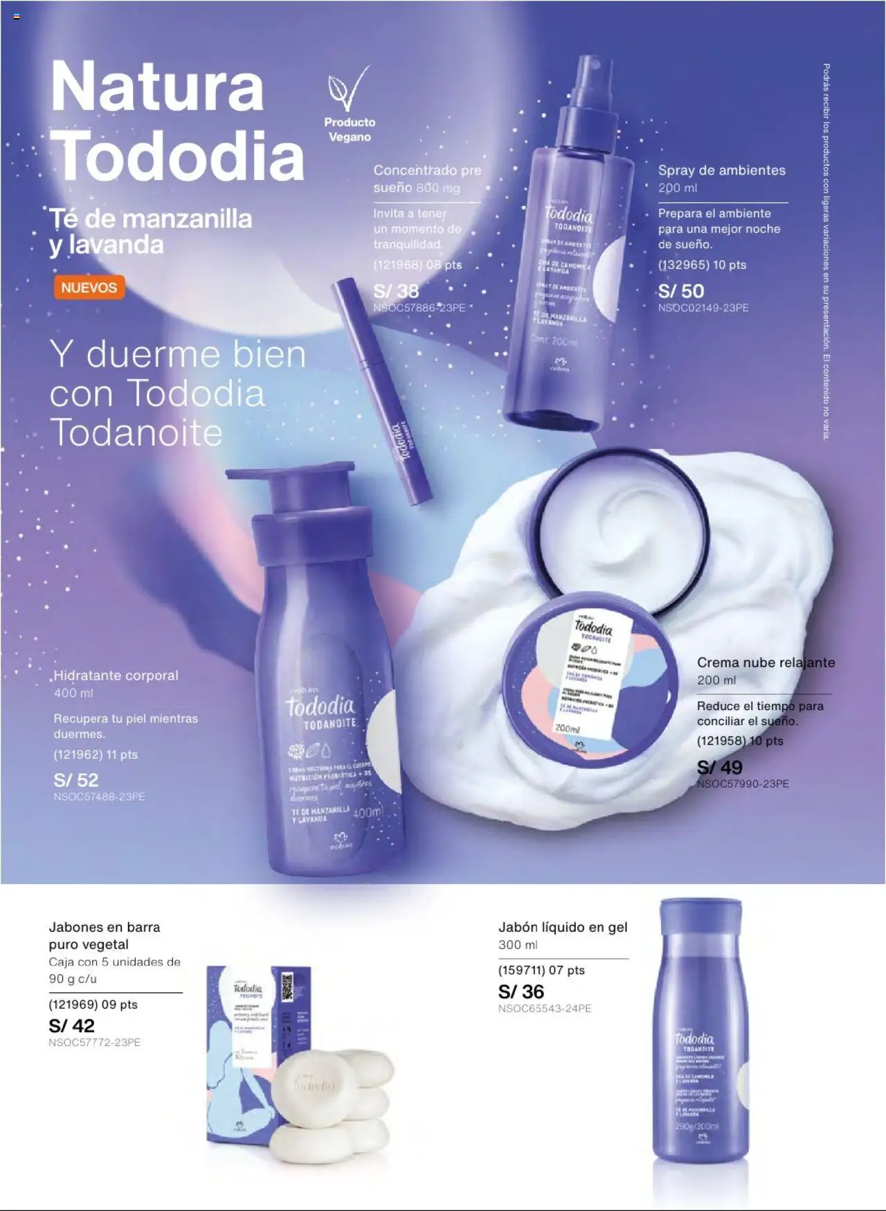 Catálogo Natura válido desde 01.07.2025 | Página: 119 | Productos: Jabón, Caja, Té, Crema