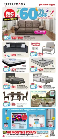 Preview of Tepperman's weekly flyer / circulaire from shop Tepperman's valid from 27.03.2026