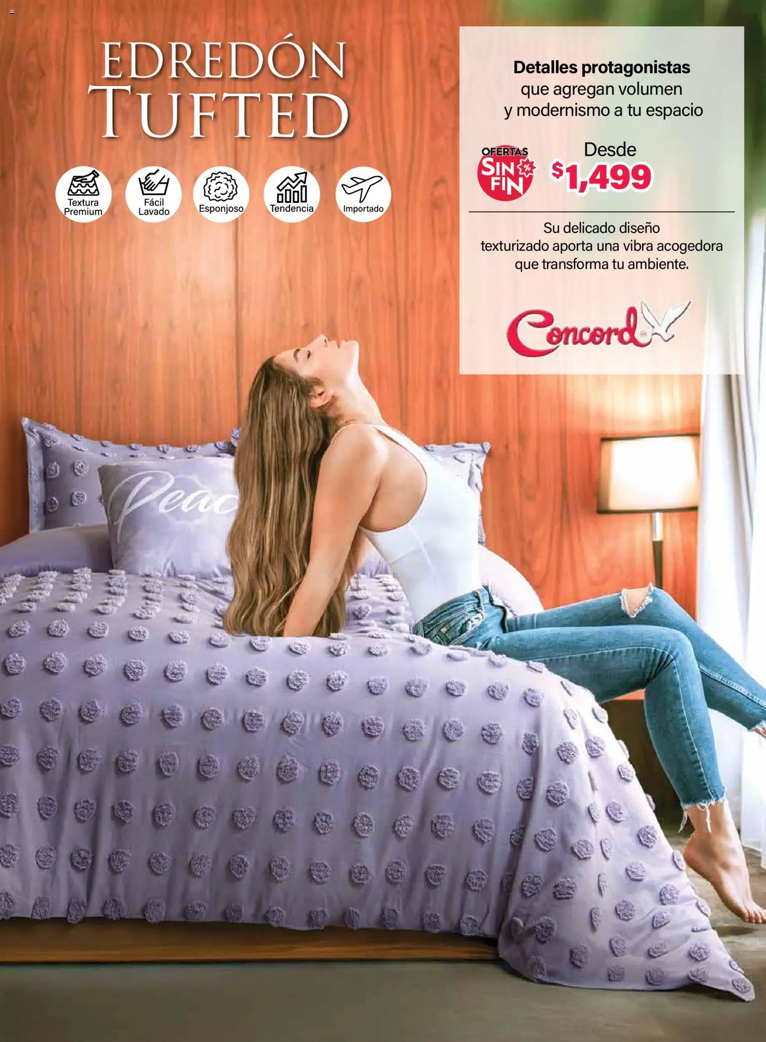 Nuevas ofertas de Colchas Concord válidas en toda la República Mexicana desde el 01.11.2025. ¡Encuentra las mejores ofertas en Colchas Concord Buen Fin! | Página: 134