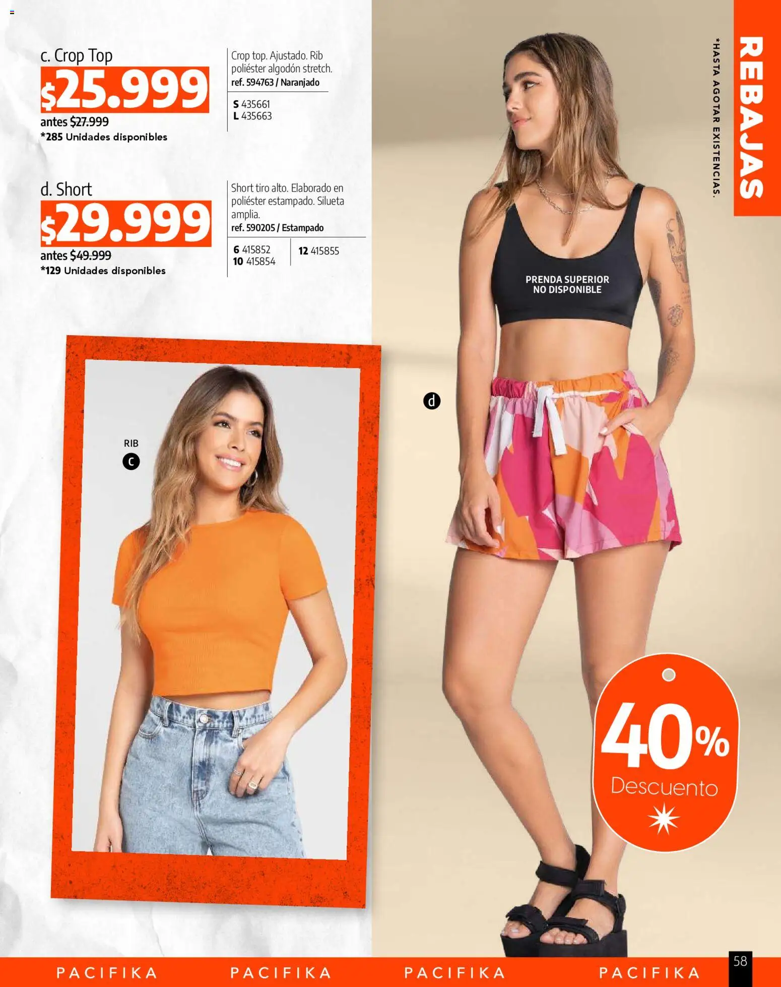 Pacifika revista - valida desde el 01.02.2026 | Página: 279 | Productos: Algodón, Short, Top