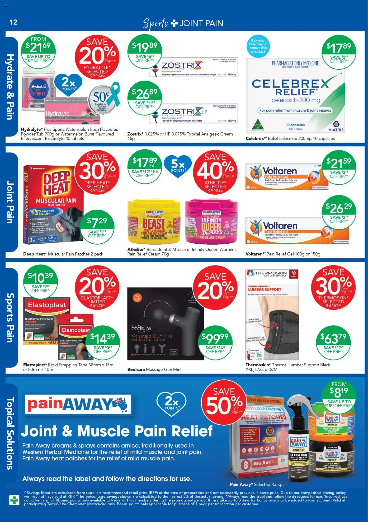 Terry White catalogue - valid from 05.03.2026 | Page: 12 | Products: Powder, Cream, Tablets, Pain relief