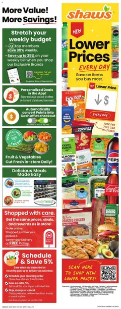 Preview of Shaw's weekly ads valid from 08.08.2025