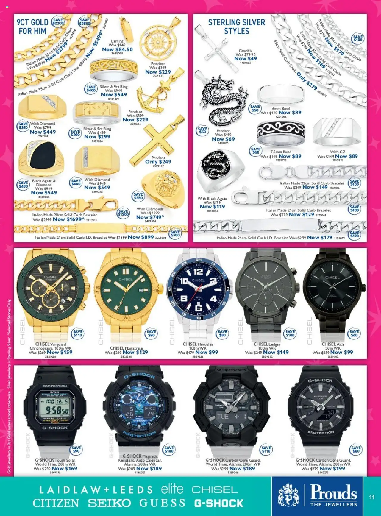 Prouds The Jewellers catalogue - valid from 13.10.2025 | Page: 11 | Products: Bracelet, Chain, Diamond, Pendant