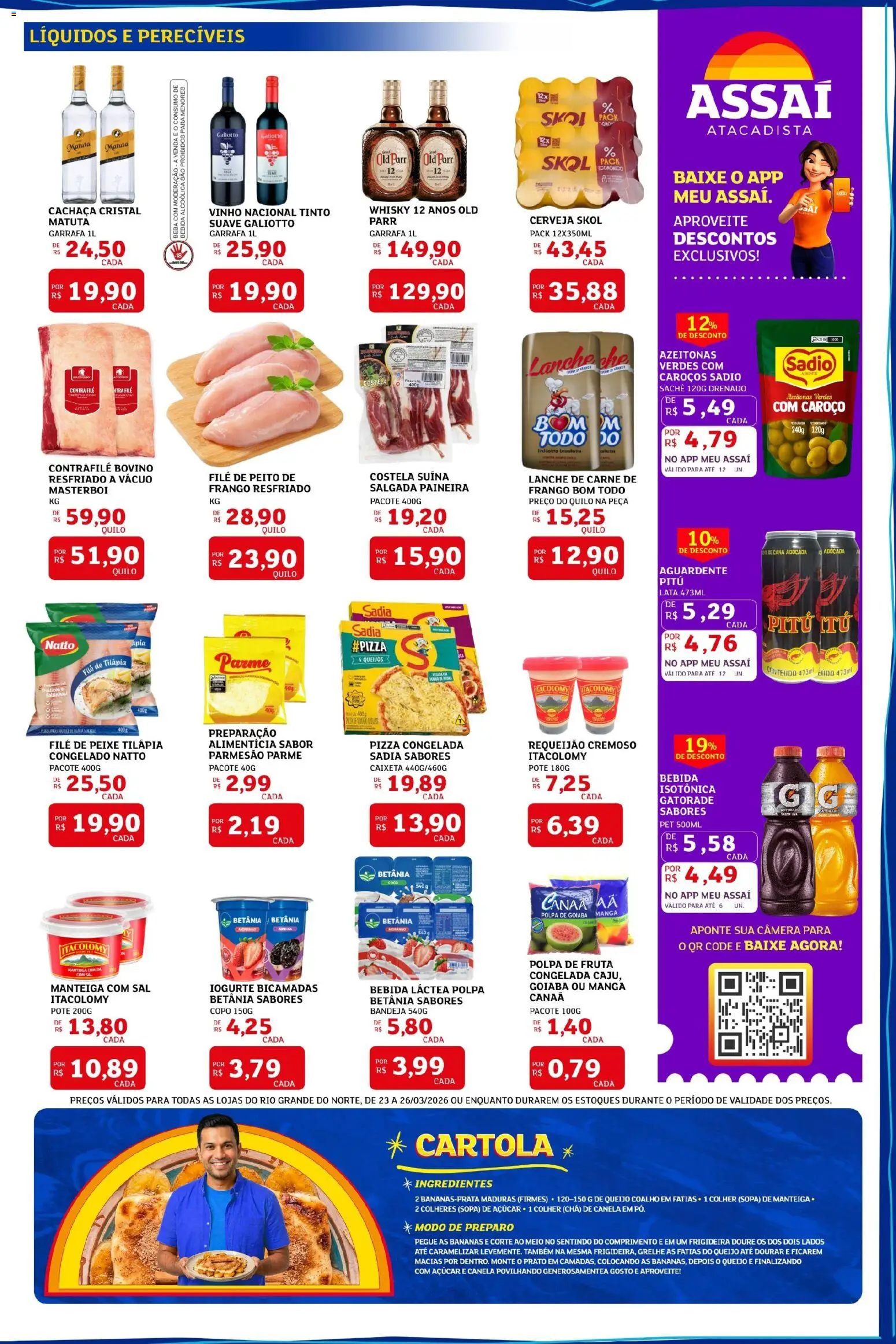 Assaí Atacadista Folheto - válido de 23.03.2026 | Página: 3 | Produtos: Coco, Azeitonas, Frigideira, Vinho