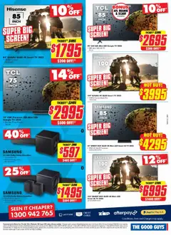 The Good Guys catalogue - valid from 13.08.2025 | Page: 15 | Products: Date, Tv, Game, Screen