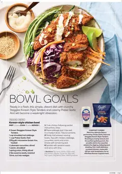 Preview of Woolworths Fresh Ideas Magazine - valid from 14.01.2026 | Page: 110 | Products: Chicken, Rice, Seeds, Microwave