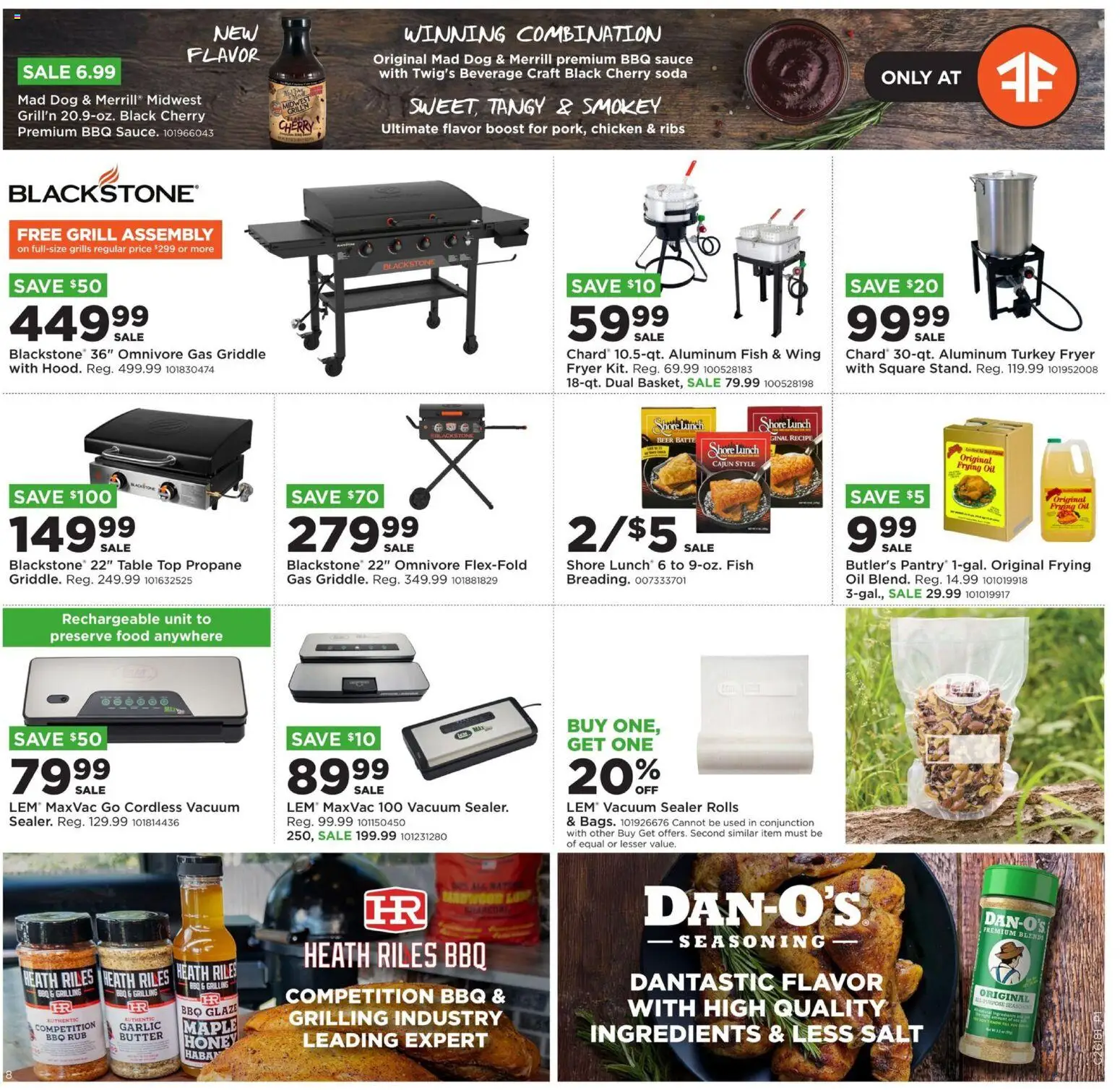 Mills Fleet Farm Weekly Ad - valid from 27.04.2026 | Page: 12 | Products: Butter, Oil, Sauce, Garlic