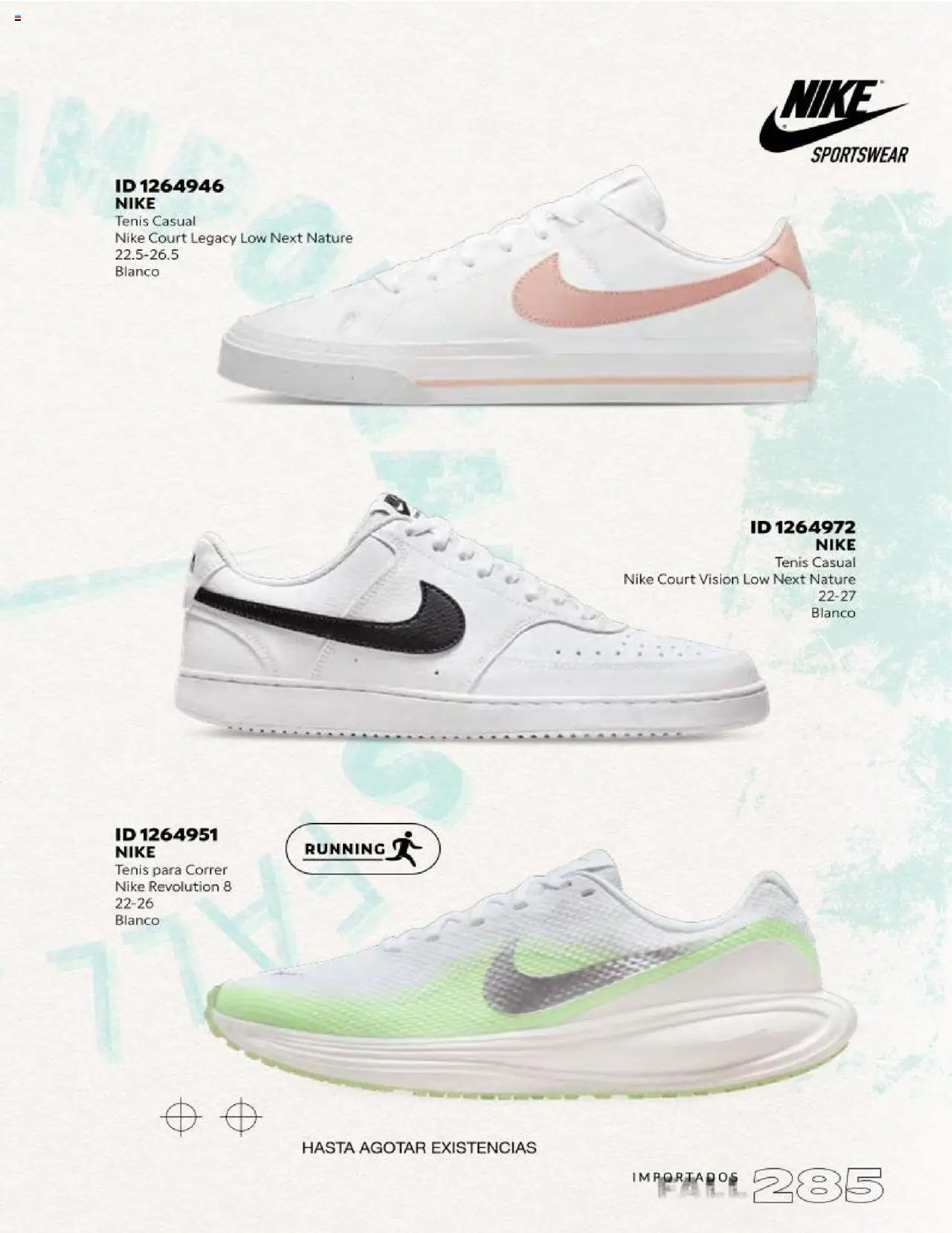 Nuevas ofertas de Price Shoes válidas en toda la República Mexicana desde el 18.10.2025. ¡Encuentra las mejores ofertas en Price Shoes catálogo Fall Importados segunda! | Página: 285 | Productos: Tenis