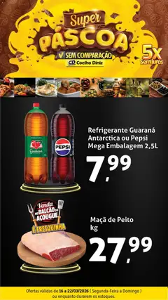 Coelho Diniz ofertas Semanal - Pré-Visualização do folheto da loja Coelho Diniz, válido de 16.03.2026