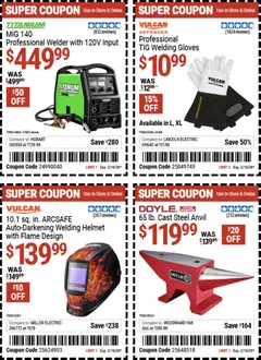 Preview of Harbor Freight weekly ads valid from 02.02.2026 | Page: 19 | Products: Welding Helmet, Gloves