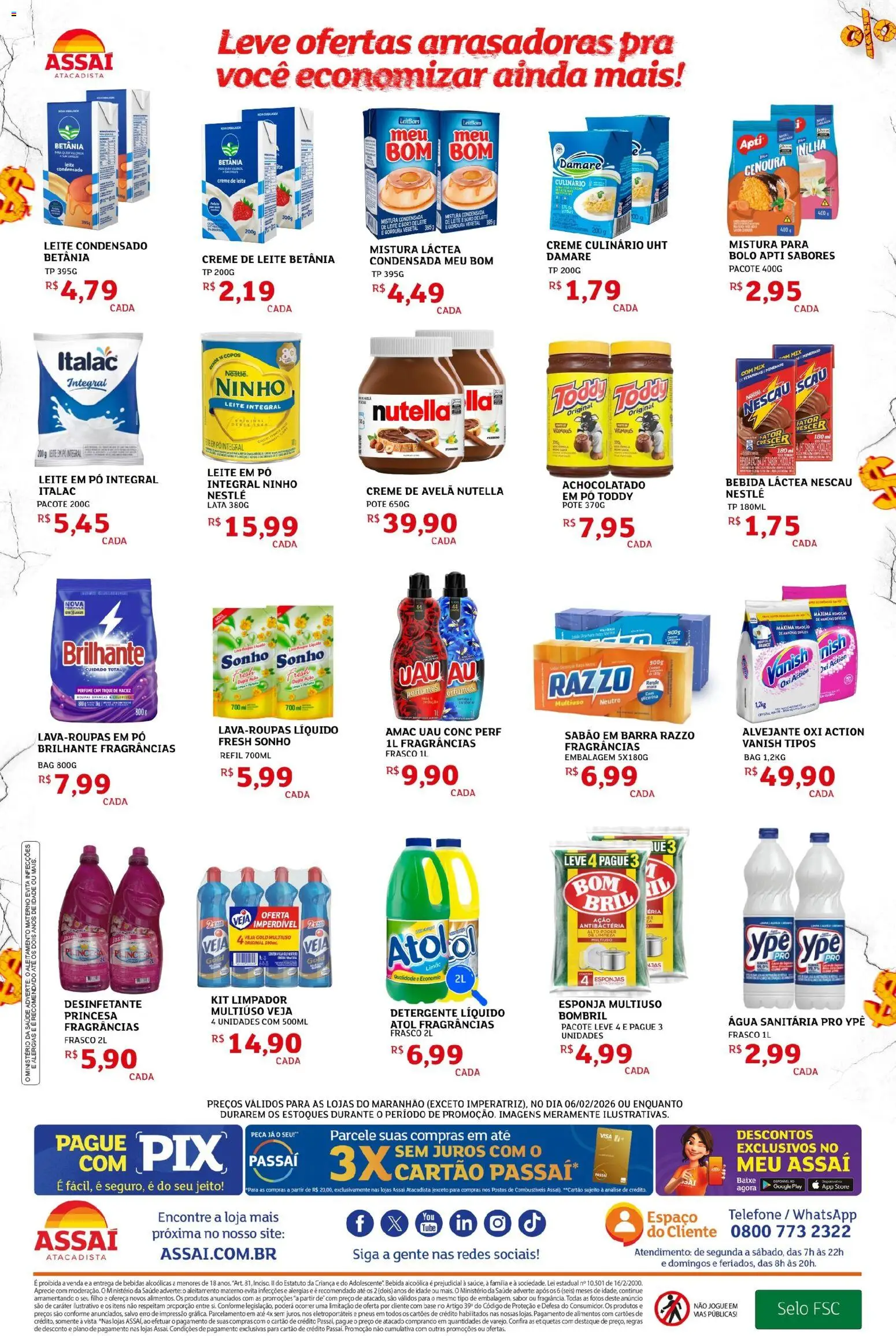 Assaí Atacadista Folheto - válido de 06.02.2026 | Página: 2