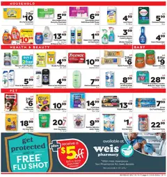 Preview of Weis weekly ads valid from 23.10.2025 | Page: 9 | Products: Axe, Bath, Dog Food, Deodorant