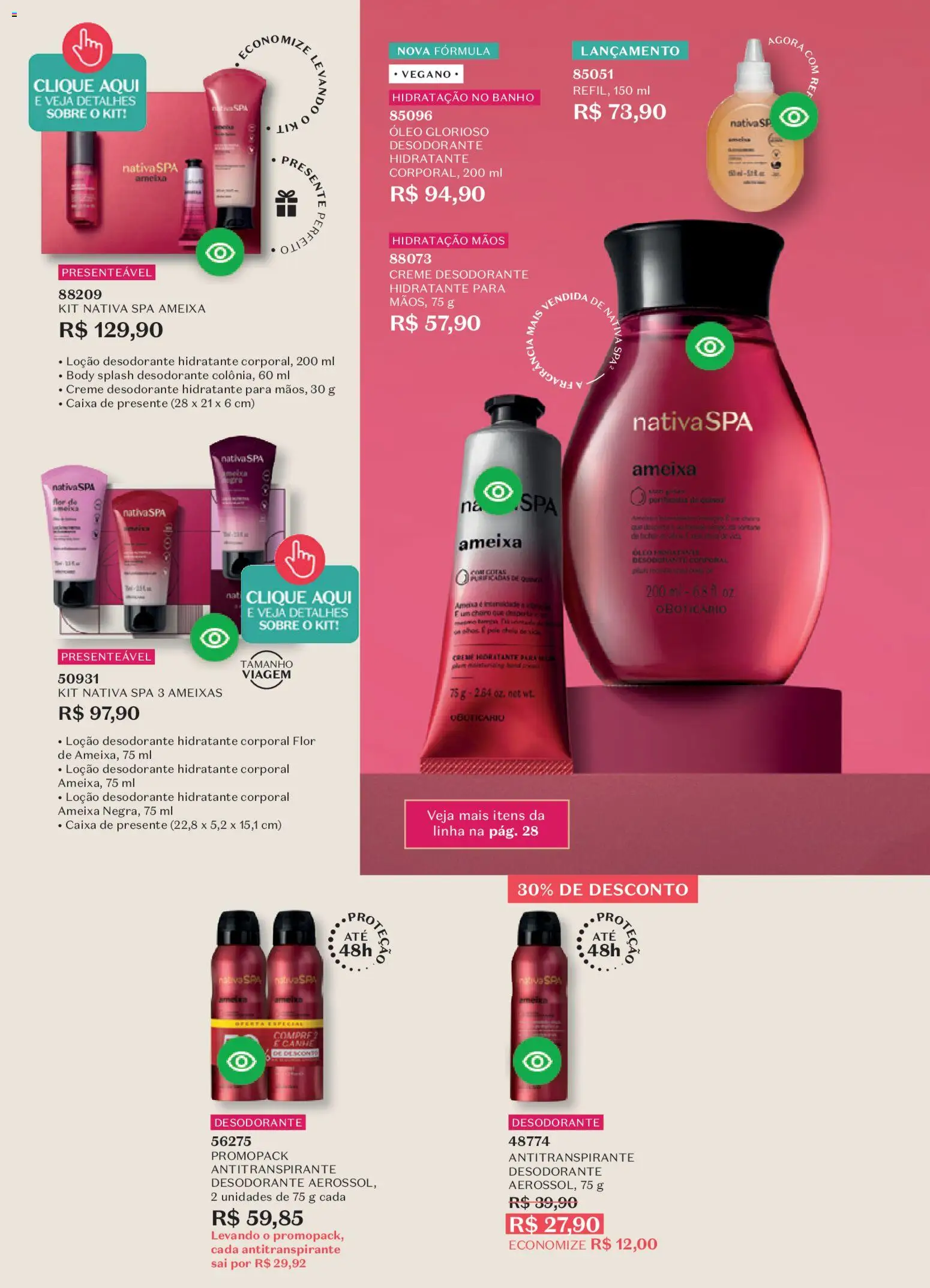 O Boticário Folheto - válido de 26.12.2025 | Página: 24 | Produtos: Desodorante, Caixa, Óleo, Creme