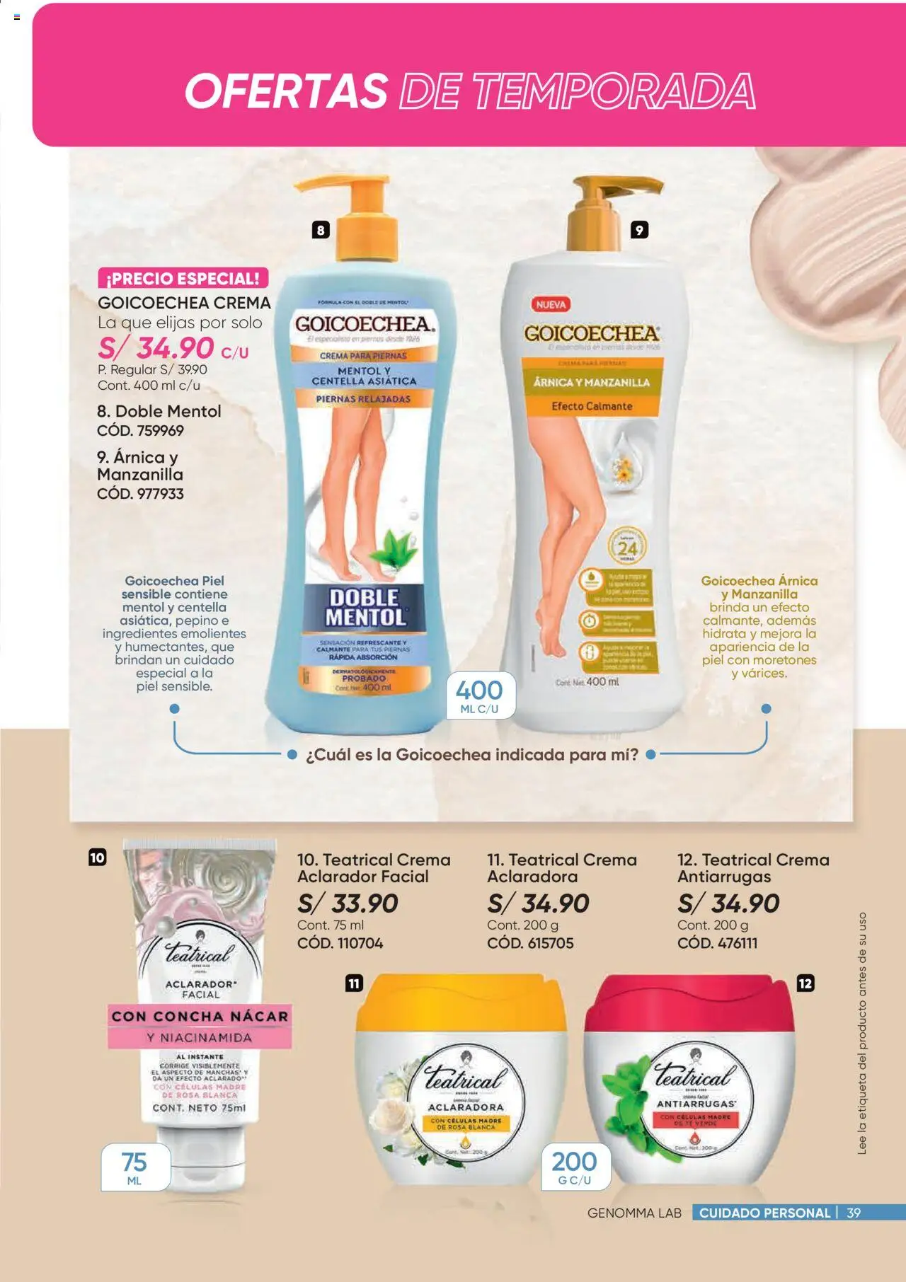 Catálogo Azzorti válido desde 28.07.2025 | Página: 39 | Productos: Té, Crema