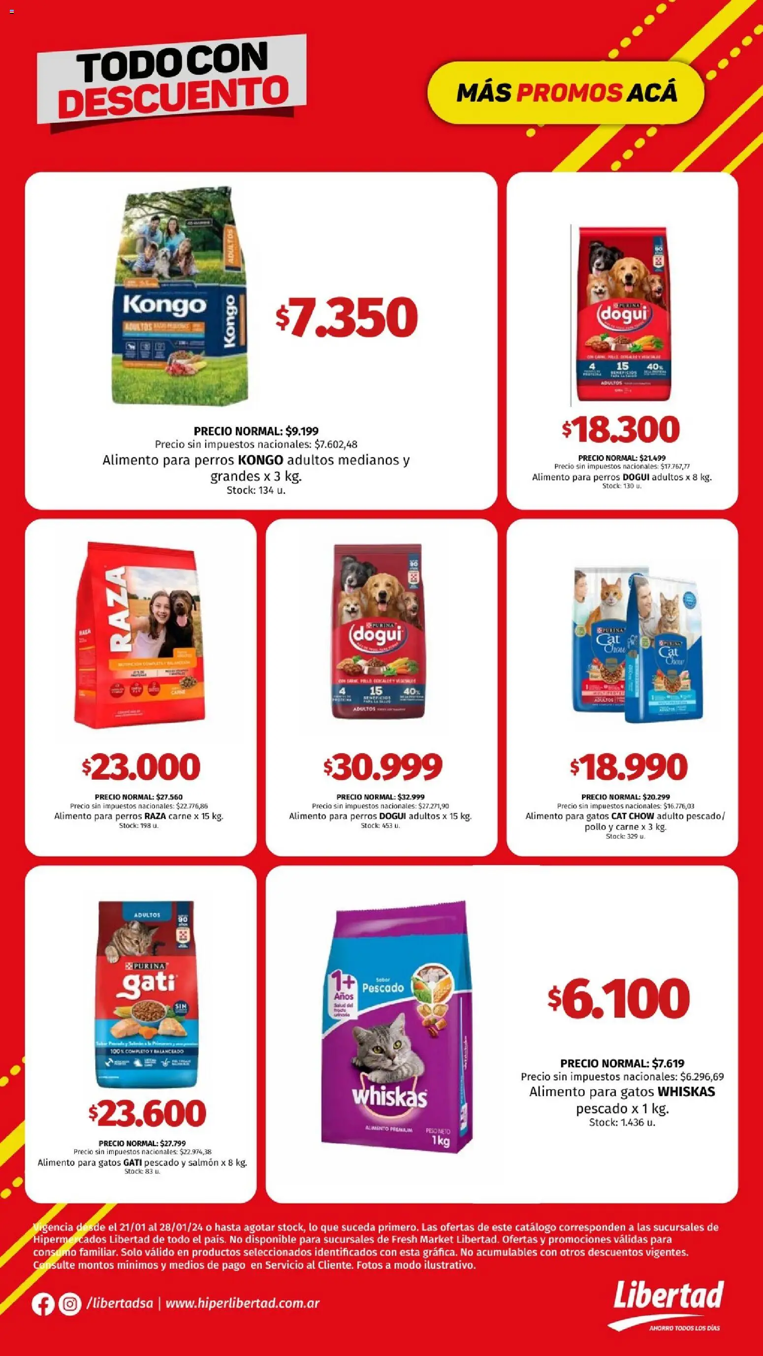 Hipermercado Libertad - Todo con │ válido desde el 21.01.2026 | Página: 9 | Productos: Peso, Pollo, Pescado