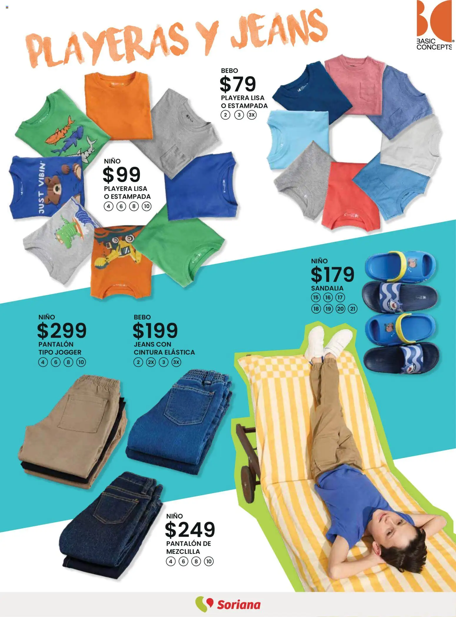 Nuevas ofertas de Soriana válidas en toda la República Mexicana desde el 12.03.2026. ¡Encuentra las mejores ofertas en Soriana Catálogo Primavera Verano Híper Nacional! | Página: 16 | Productos: Playera