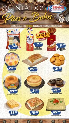 Bramil Supermercados - Ofertas Quinta dos Pães e Bolos - Pré-Visualização do folheto da loja Bramil Supermercados, válido de 23.10.2025