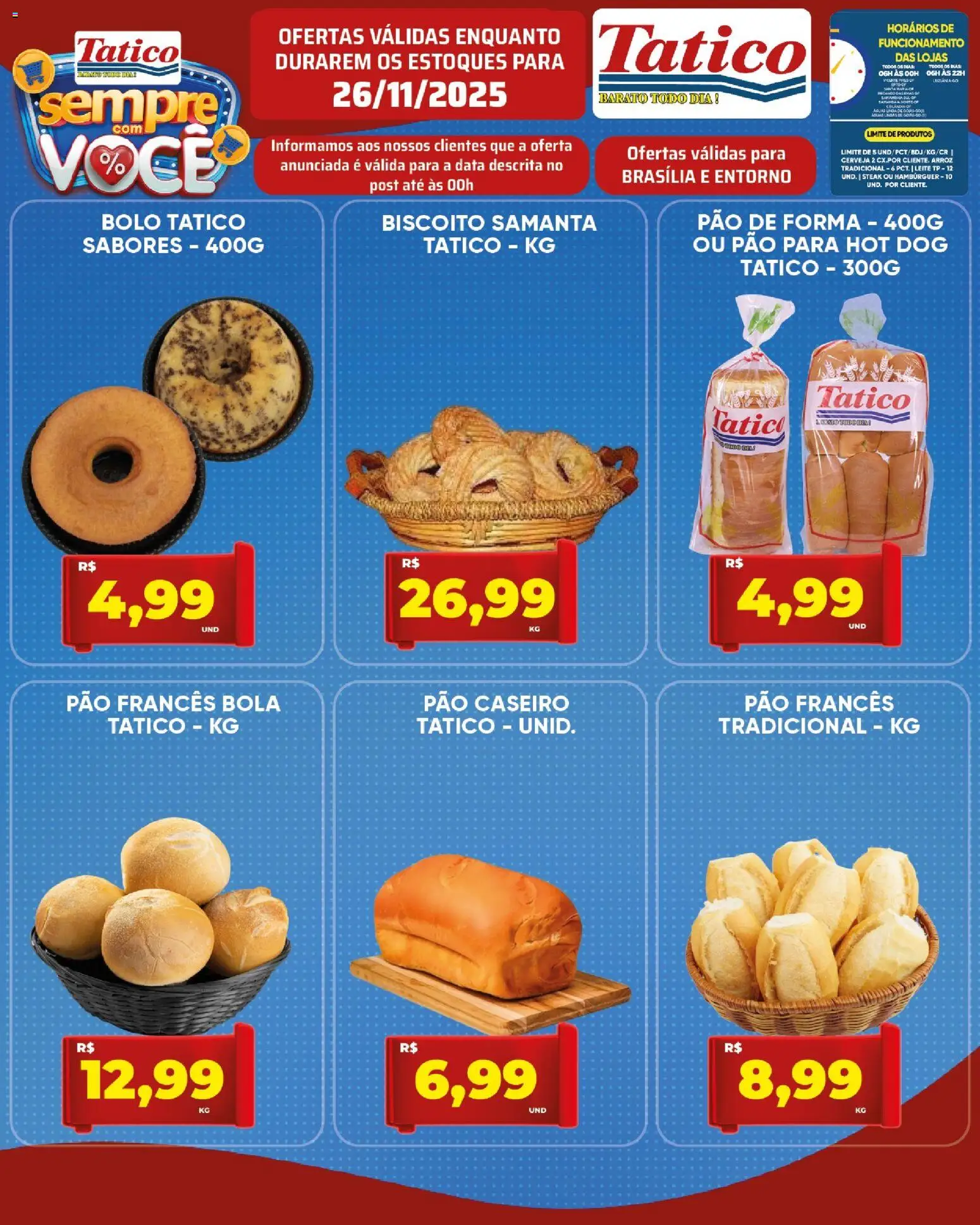 Tatico Folheto - válido de 27.11.2025 | Página: 32 | Produtos: Leite, Cerveja, Arroz, Pão de forma