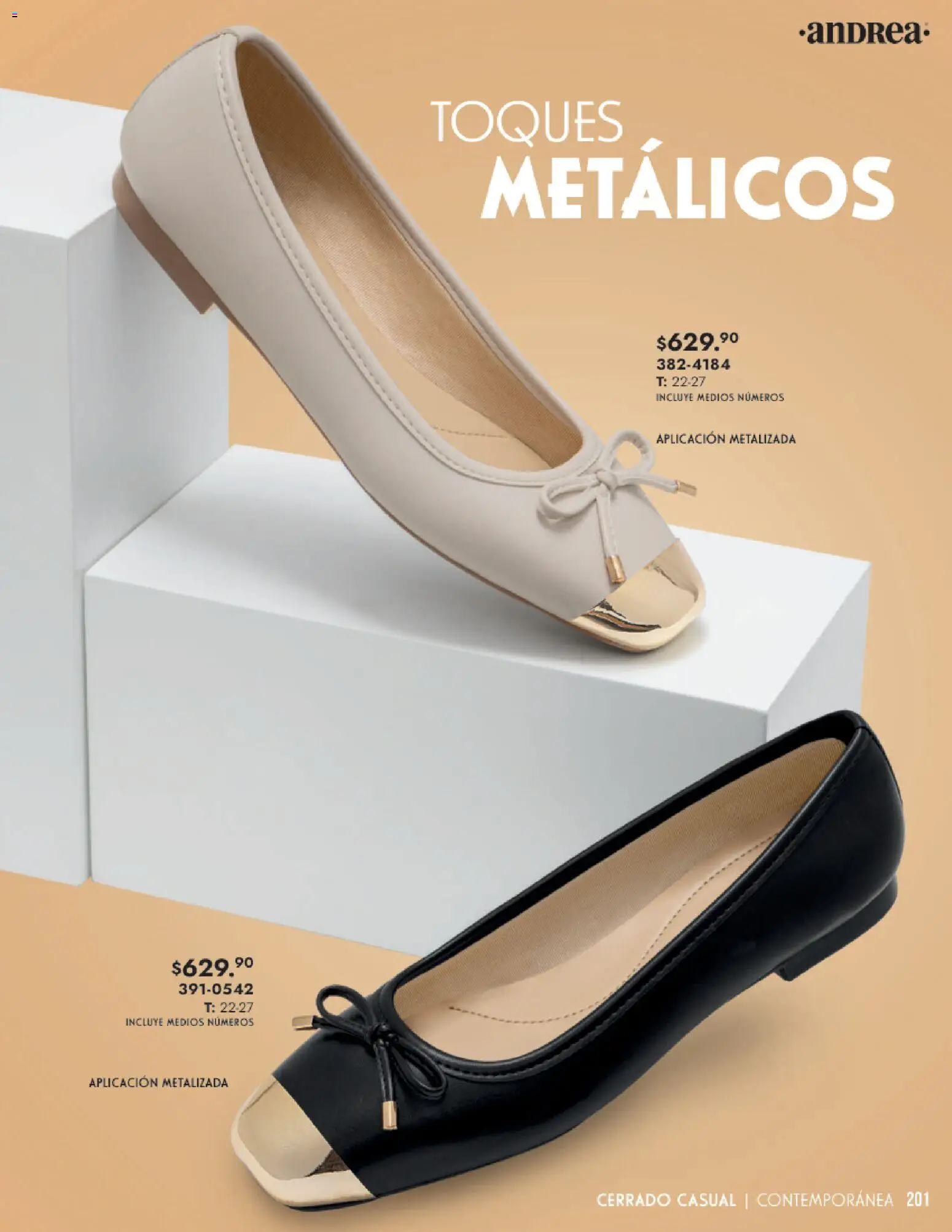 Nuevas ofertas de Andrea válidas en toda la República Mexicana desde el 25.01.2026. ¡Encuentra las mejores ofertas en Andrea catálogo Calzado Dama! | Página: 201