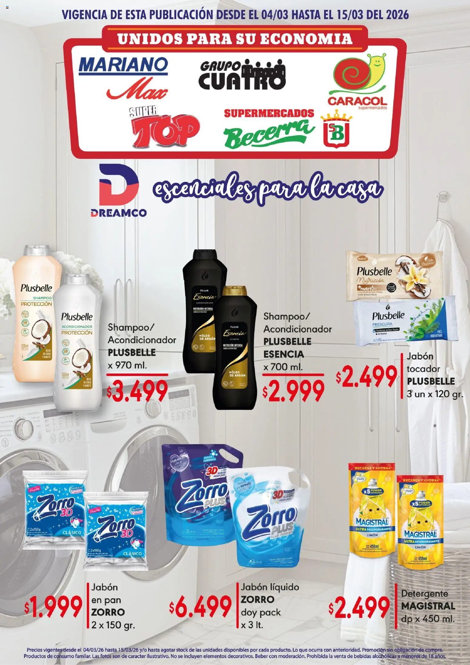 Mariano Max - Catálogo │ válido desde el 03.03.2026 | Página: 10 | Productos: Jabón líquido, Shampoo, Detergente, Limón