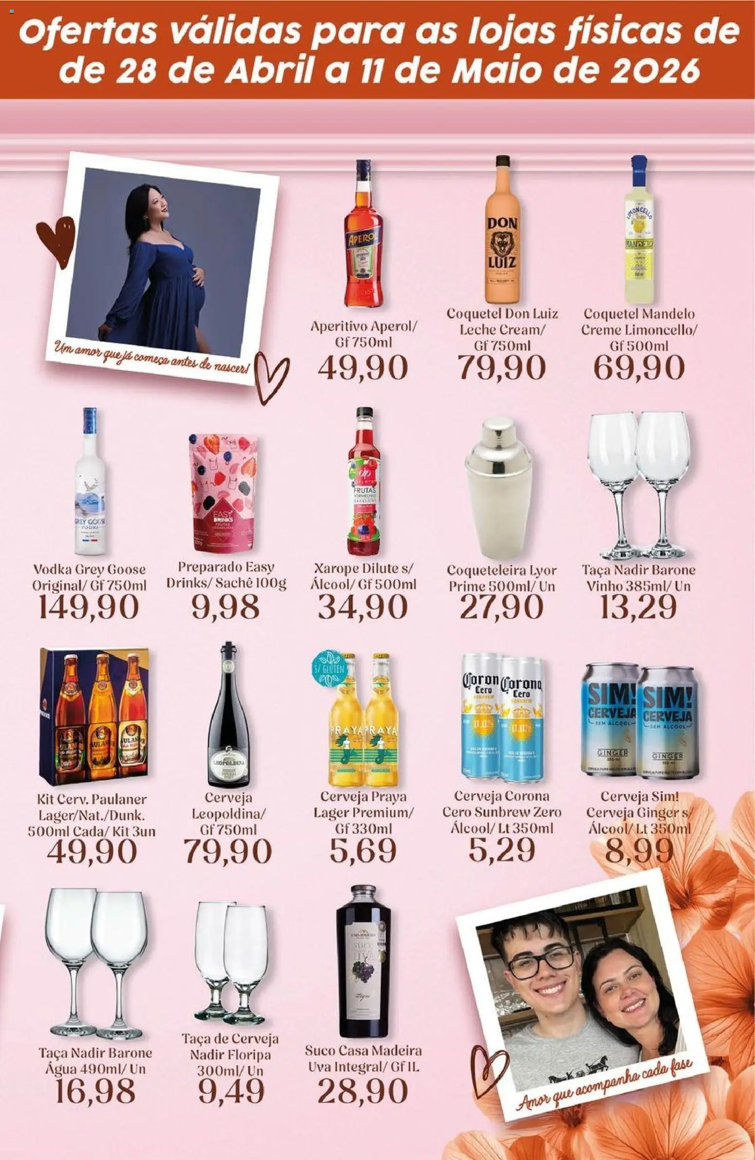 Tauste Folheto - válido de 28.04.2026 | Página: 3 | Produtos: Suco, Vinho, Cerveja, Xarope