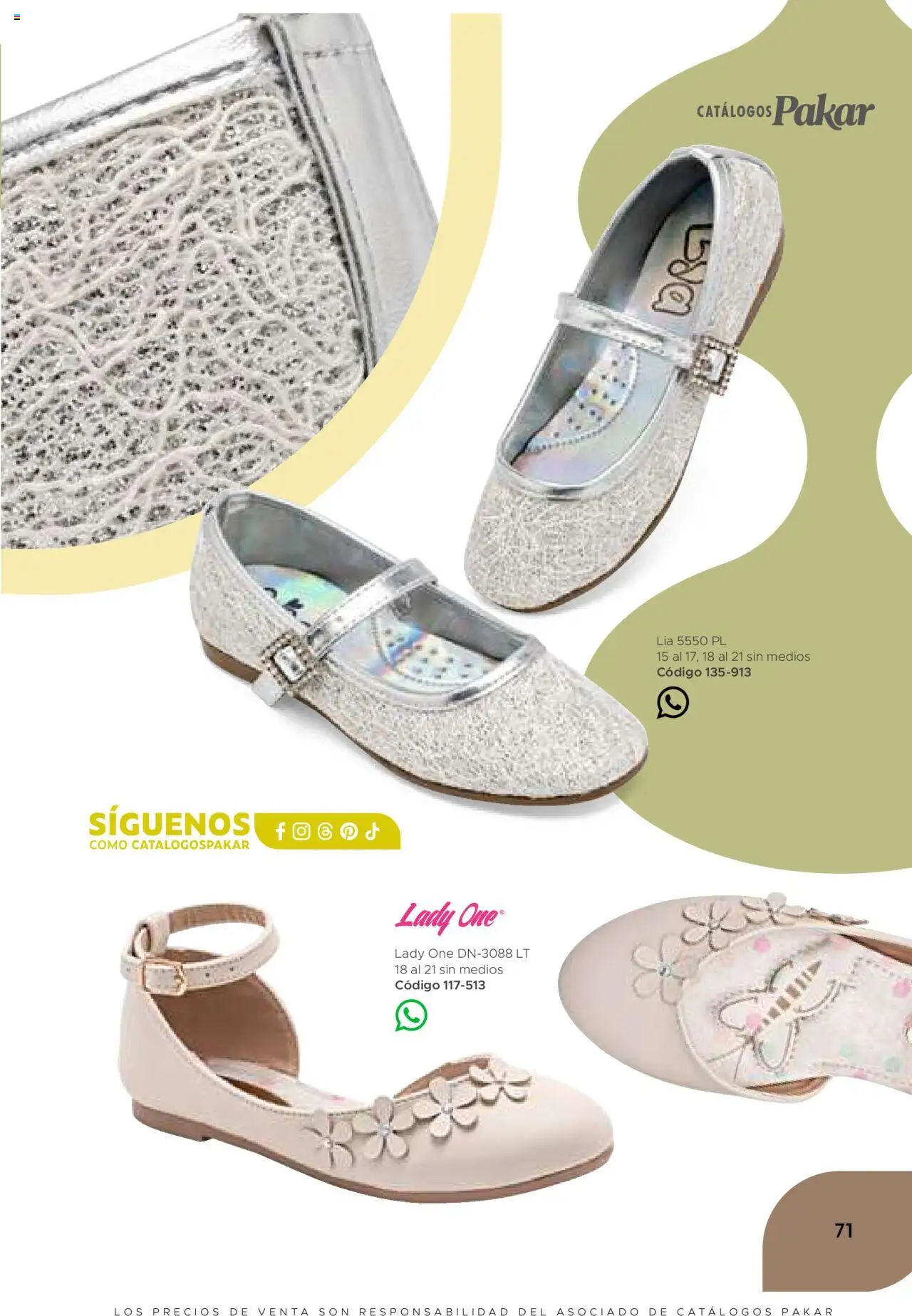 Nuevas ofertas de SC Pakar válidas en toda la República Mexicana desde el 24.07.2025. ¡Encuentra las mejores ofertas en SC Pakar - Catálogo Nina otoño / invierno! | Página: 71