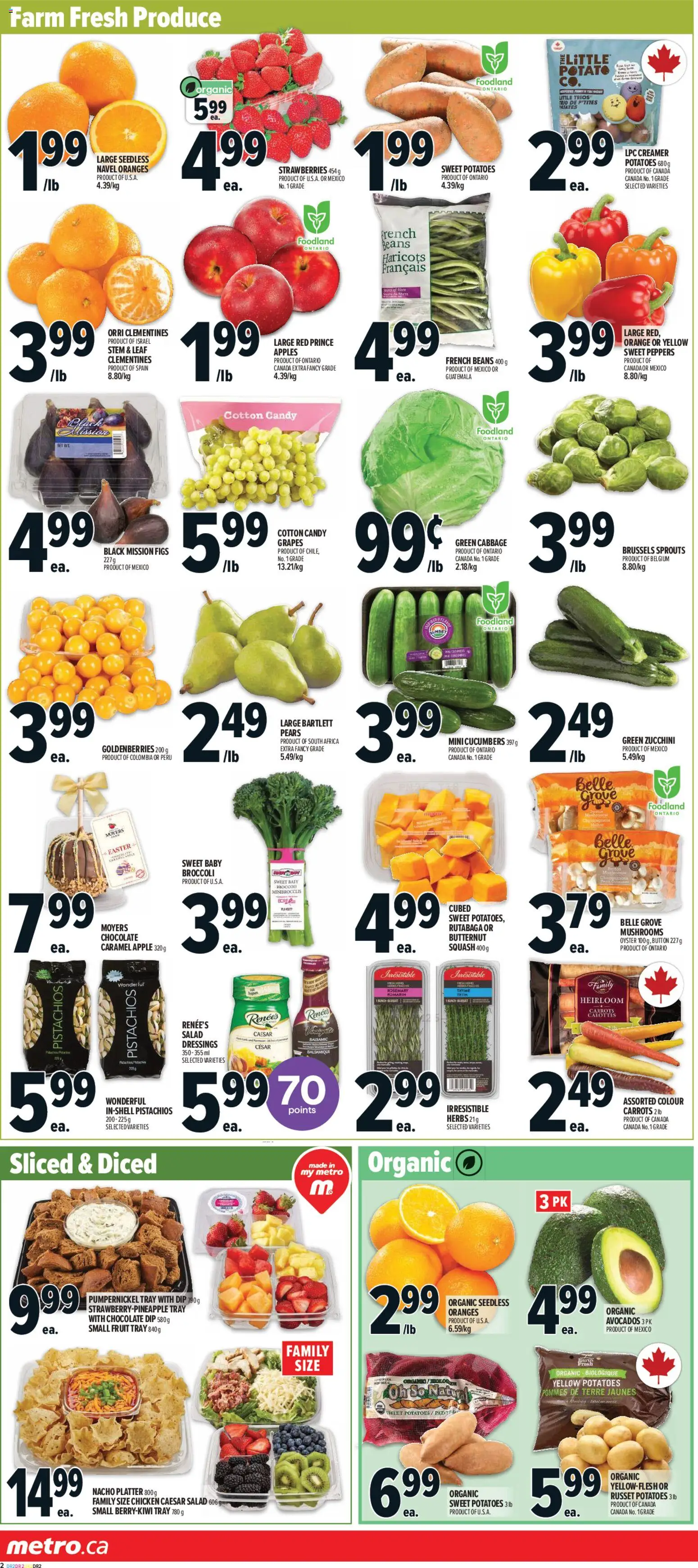 Metro flyer valid from 26.03.2026 | Page: 7 | Products: Strawberries, Salad, Chocolate, Oranges