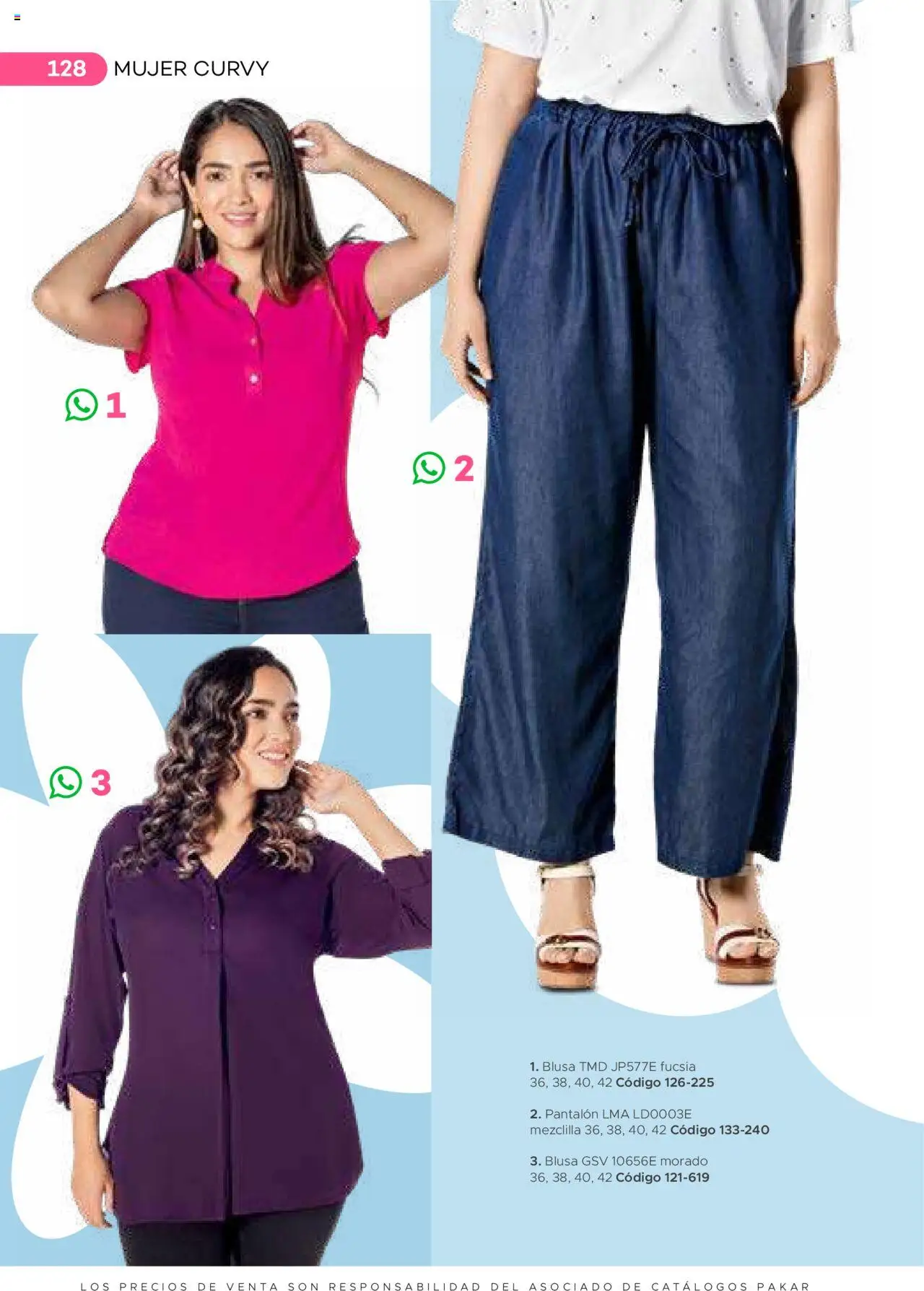 Nuevas ofertas de SC Pakar válidas en toda la República Mexicana desde el 31.01.2025. ¡Encuentra las mejores ofertas en SC Pakar catálogo Ropa! | Página: 128 | Productos: Blusa