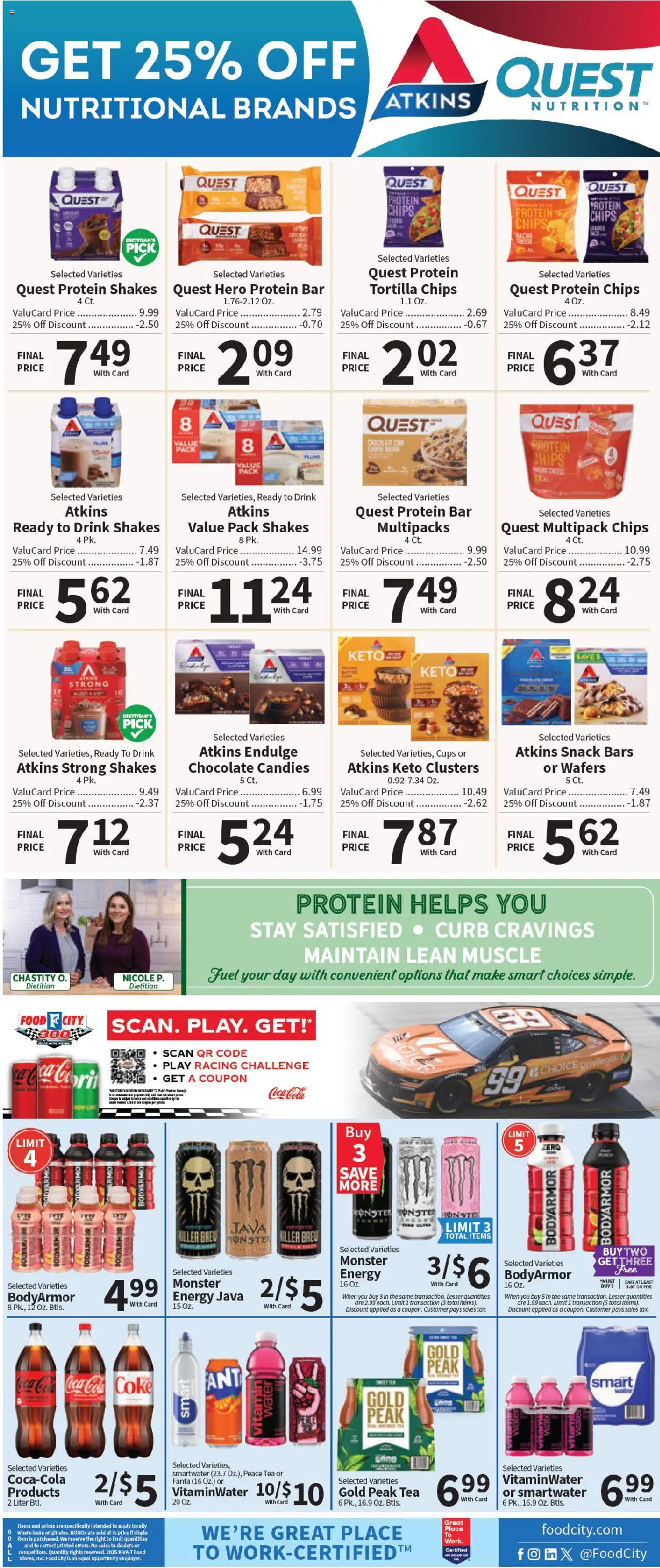 Food City Weekly Ad - valid from 10.09.2025 | Page: 8 | Products: Chocolate, Tea, Candies, Chips