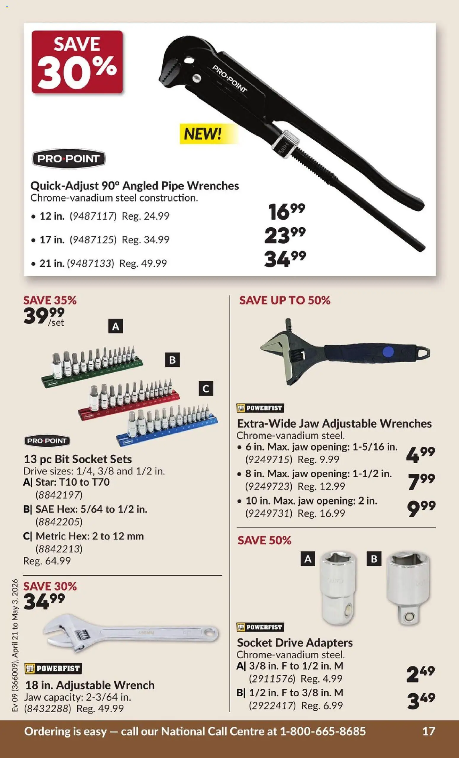 Princess Auto flyer valid from 21.04.2026 | Page: 22 | Products: PC, Socket