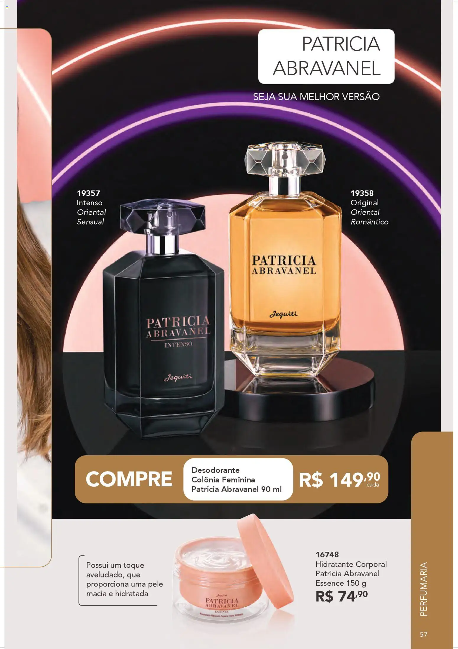 Jequiti Folheto - válido de 28.03.2026 | Página: 57 | Produtos: Hidratante corporal, Desodorante