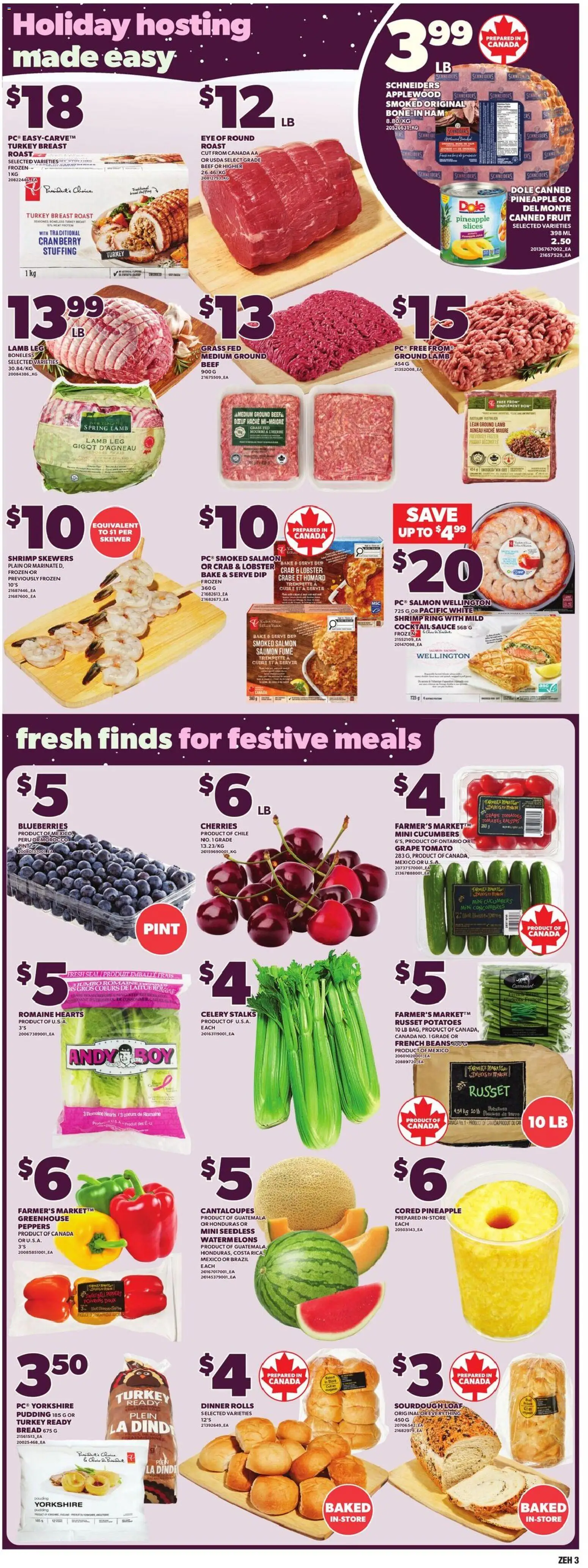 Zehrs flyer valid from 18.12.2025 | Page: 6 | Products: Beef, Turkey, Ham, Tomatoes