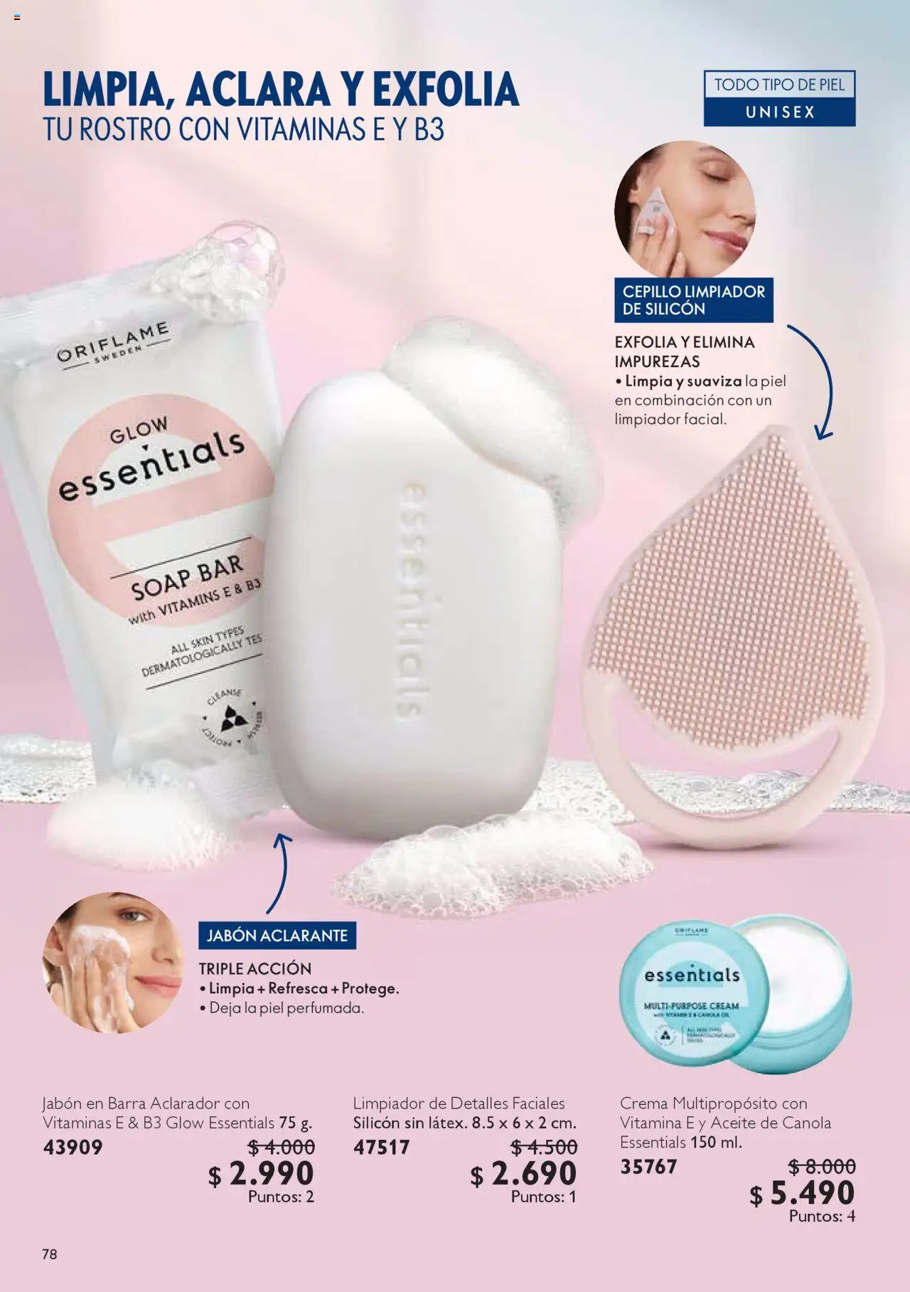 Oriflame - Catálogo │ válido desde el 13.09.2025 | Página: 78 | Productos: Vitaminas, Cepillo, Jabón, Crema