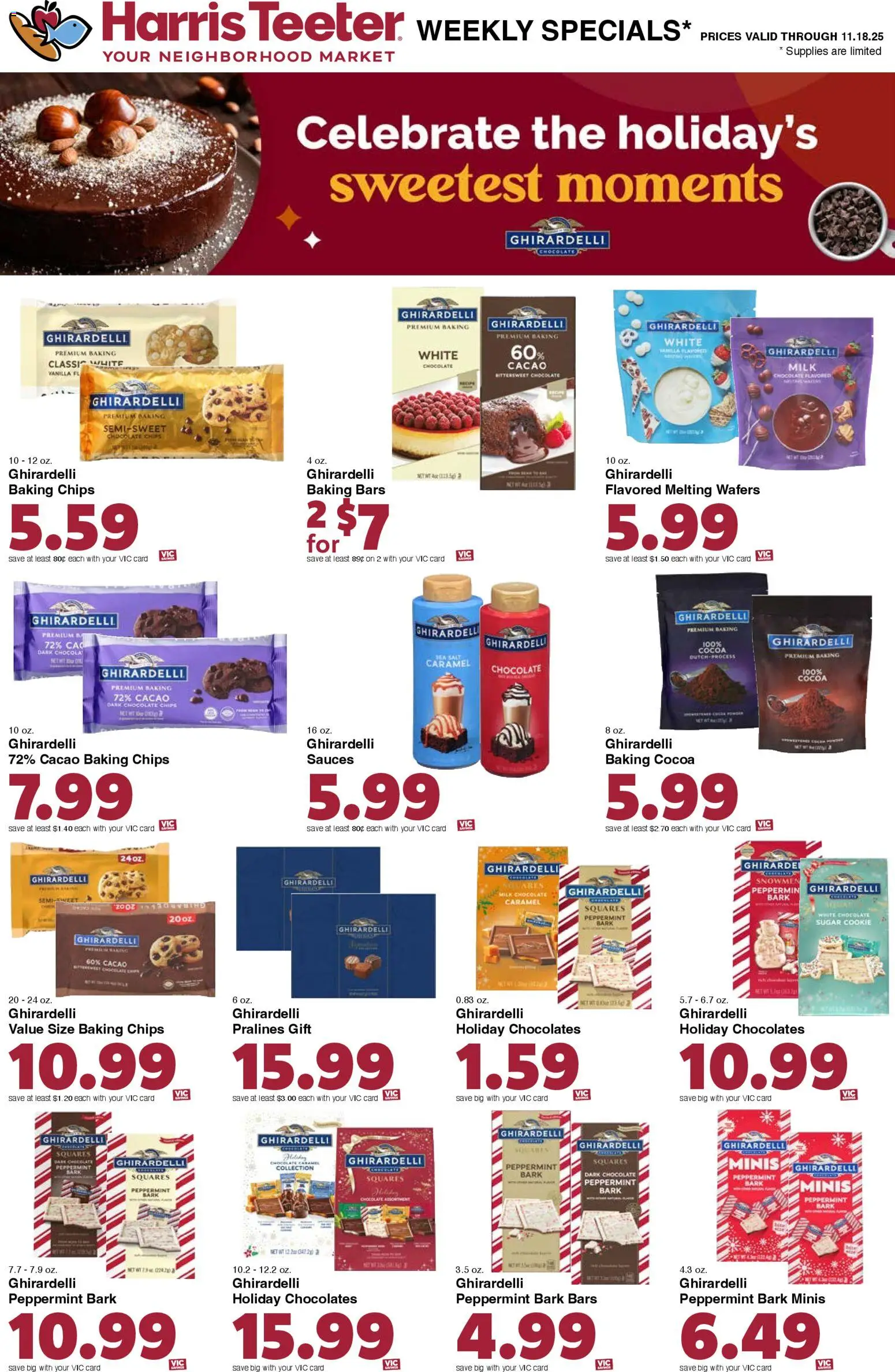 Harris Teeter Weekly Ad - NC - valid from 12.11.2025 | Page: 13 | Products: Peppermint, Chocolate, Chips, Sugar