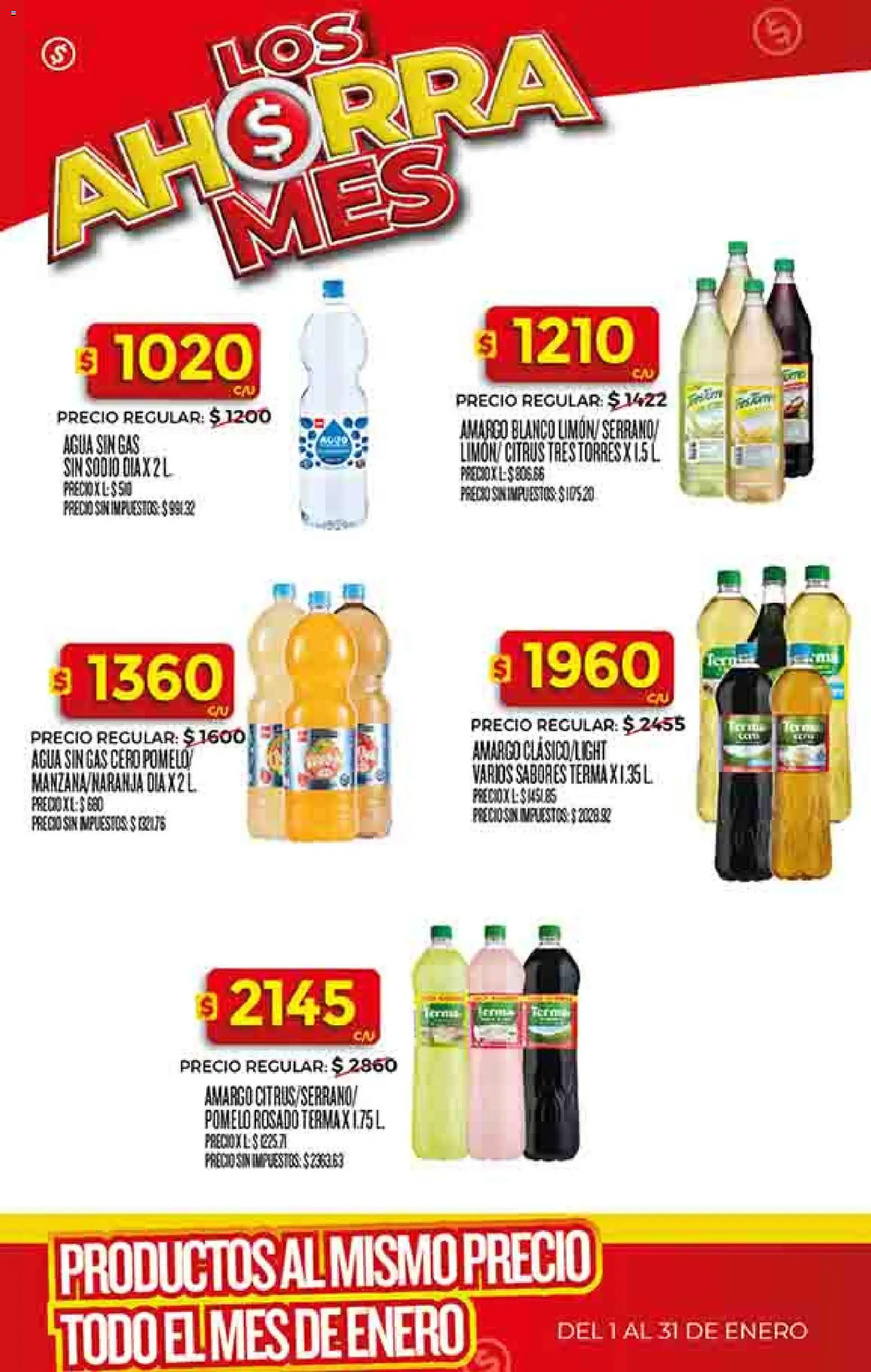 Dia - Ofertas - Salta y Jujuy │ válido desde el 14.01.2026 | Página: 35 | Productos: Agua, Pomelo