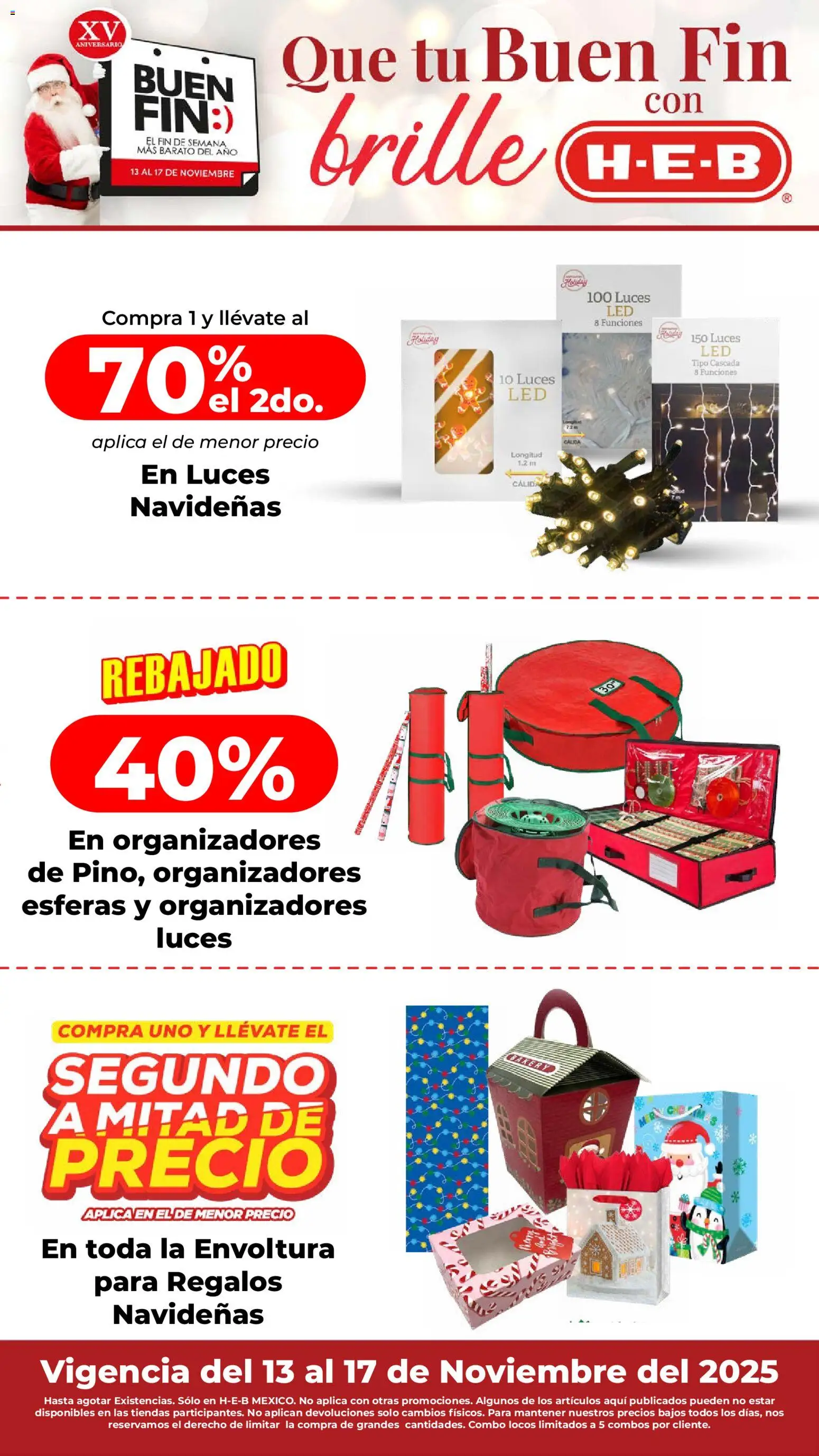 Nuevas ofertas de H-E-B válidas en toda la República Mexicana desde el 13.11.2025. ¡Encuentra las mejores ofertas en H-E-B Buen Fin! | Página: 19