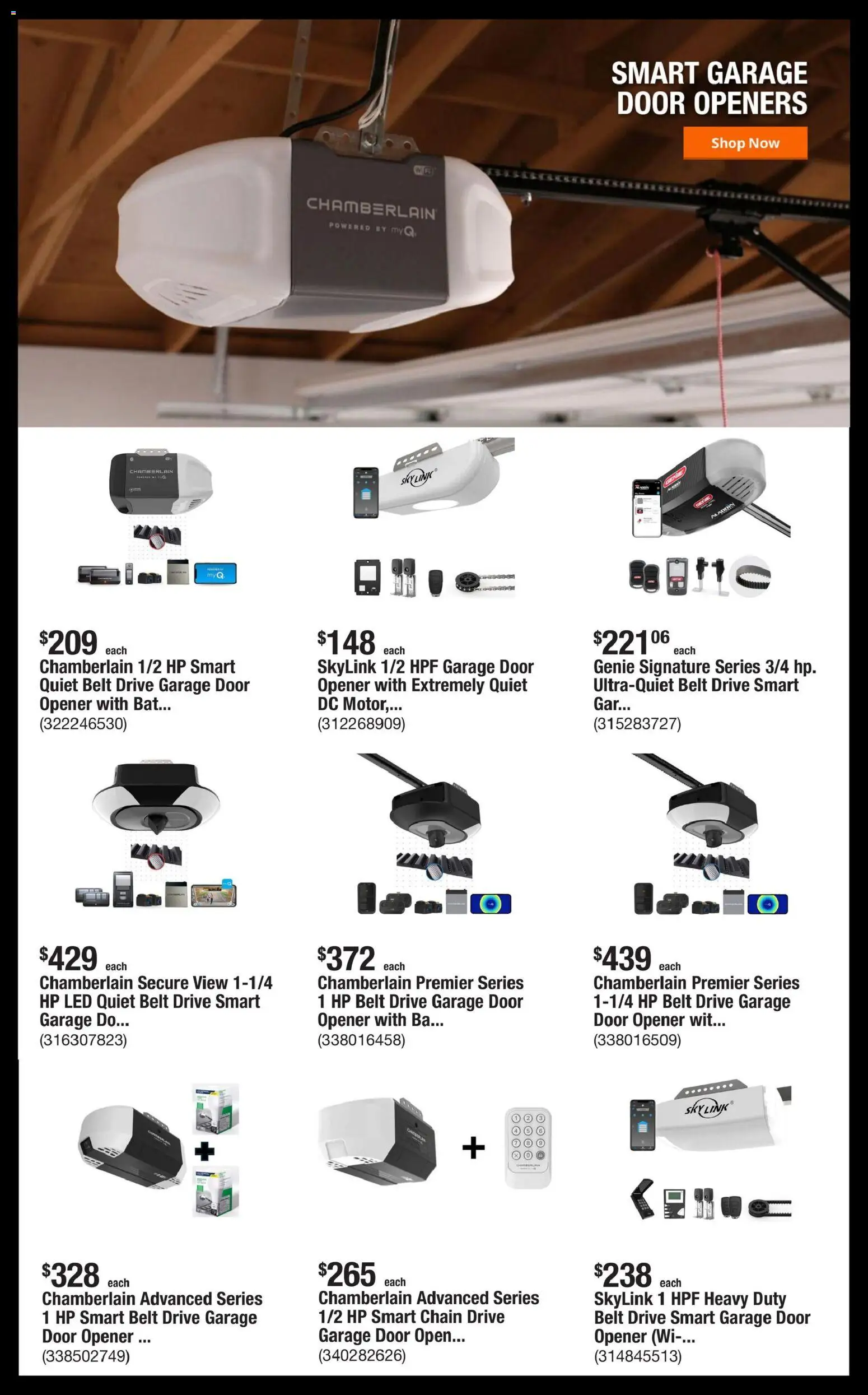 Home Depot Shop Pro Ad - CA - valid from 16.02.2026 | Page: 4 | Products: Opener, Belt