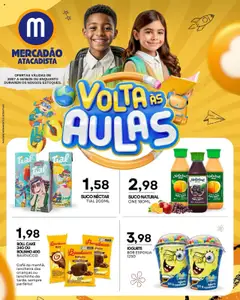 Mercadão Atacadista - Ofertas Voltas às Aulas - Pré-Visualização do folheto da loja Mercadão Atacadista, válido de 29.07.2025