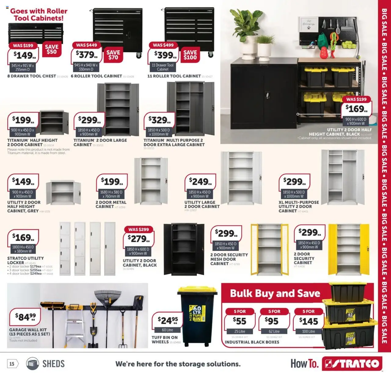 Stratco catalogue - valid from 19.09.2025 | Page: 15 | Products: Cabinet, Door, Drawer, Accessories