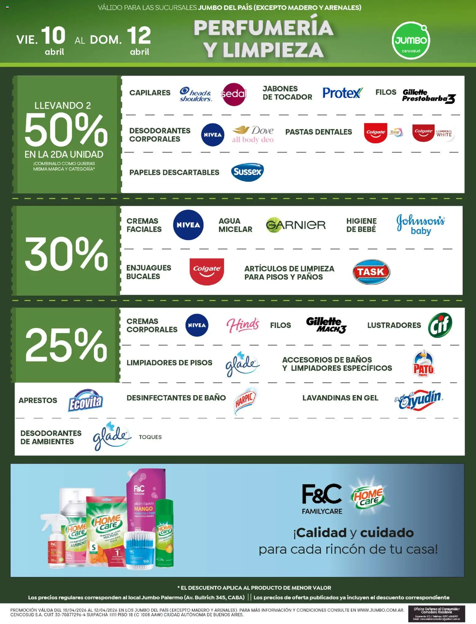 Jumbo - Ofertas | Neuquén │ válido desde el 10.04.2026 | Página: 7 | Productos: Body, Jabón, Agua, Guantes